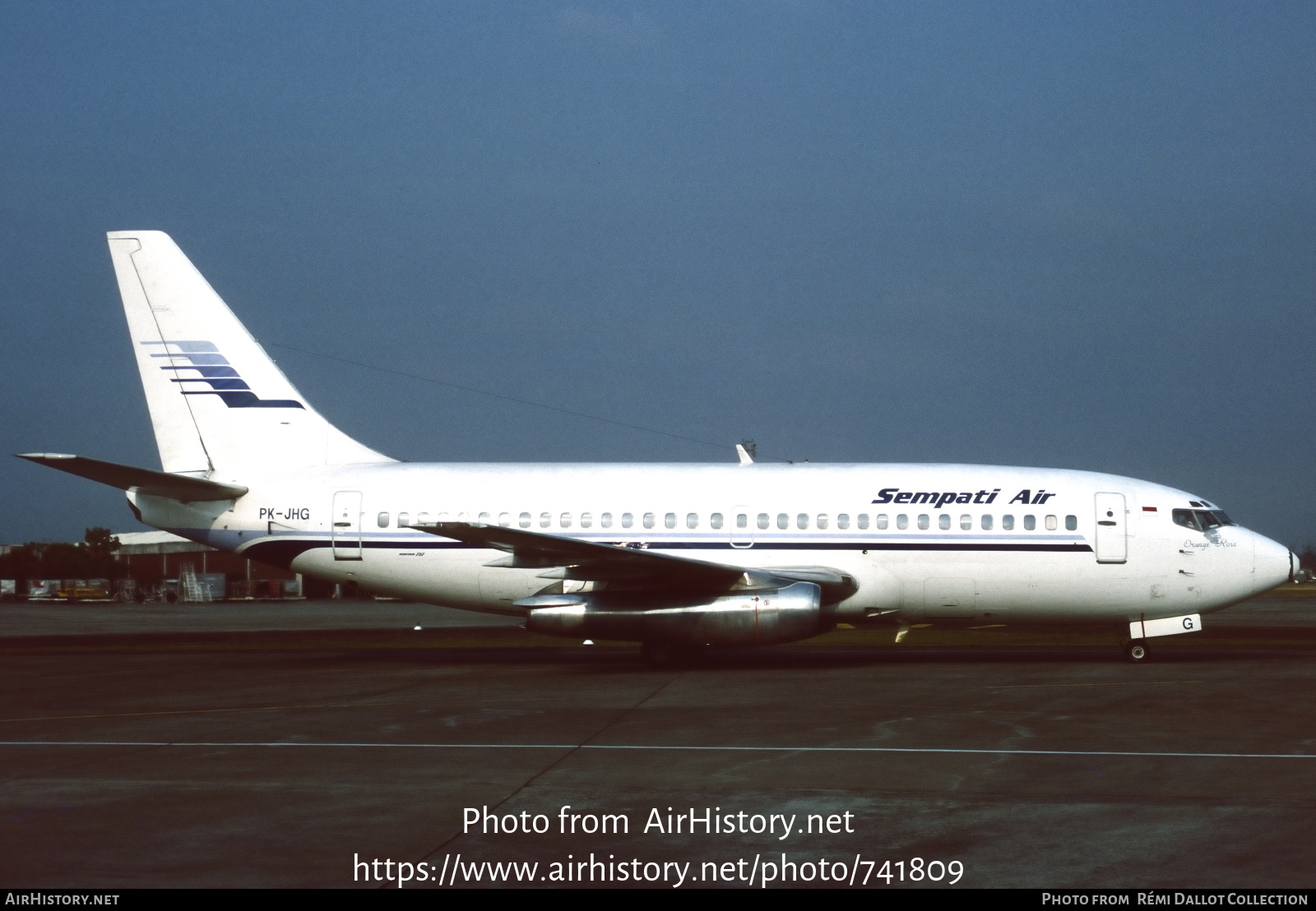 Aircraft Photo of PK-JHG | Boeing 737-281 | Sempati Air | AirHistory.net #741809