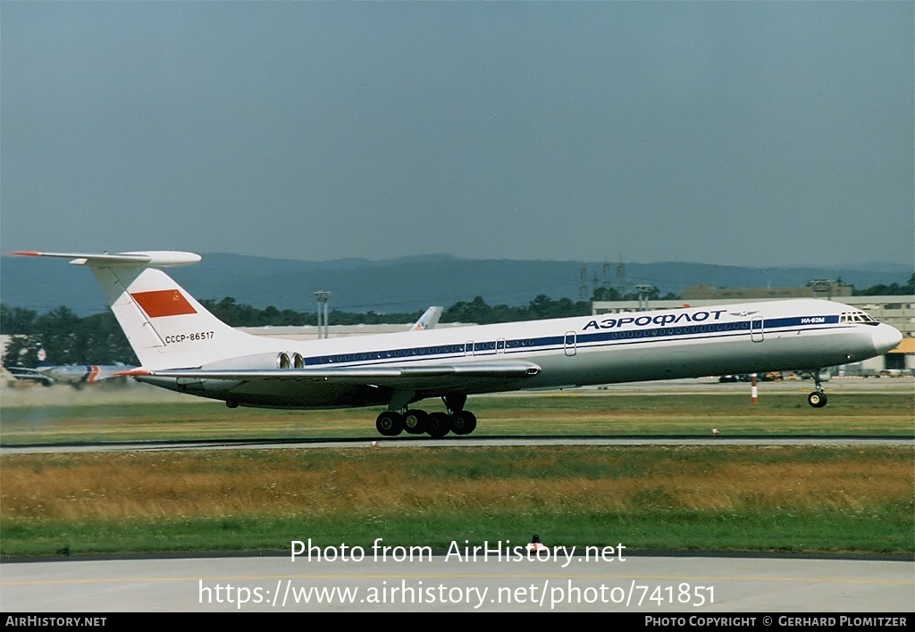 Aircraft Photo of CCCP-86517 | Ilyushin Il-62M | Aeroflot | AirHistory.net #741851