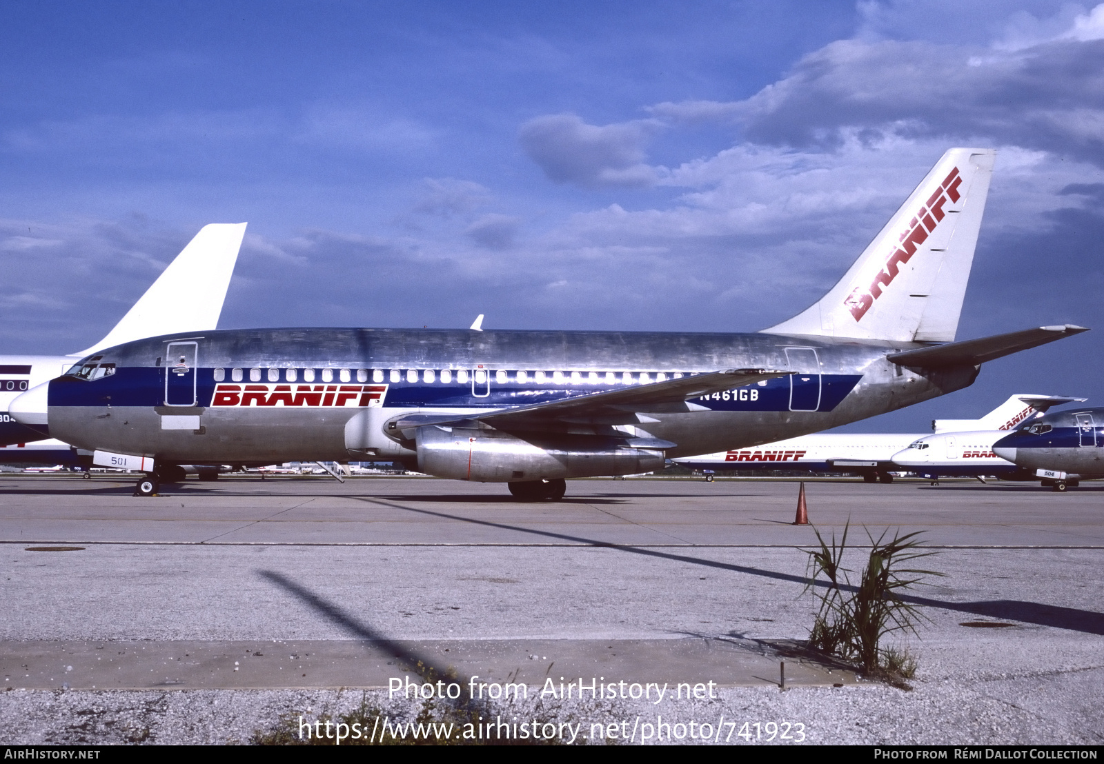 Aircraft Photo of N461GB | Boeing 737-293 | Braniff | AirHistory.net #741923