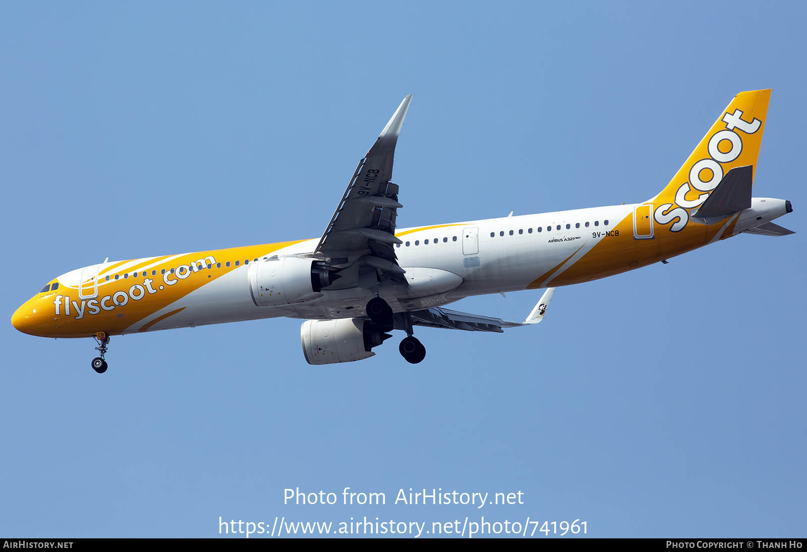 Aircraft Photo of 9V-NCB | Airbus A321-251NX | Scoot | AirHistory.net #741961