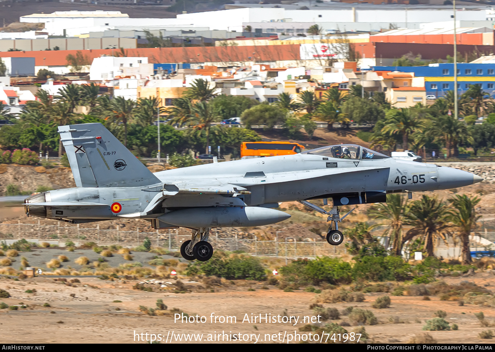 Aircraft Photo of C.15-77 | McDonnell Douglas F/A-18A+ Hornet | Spain - Air Force | AirHistory.net #741987