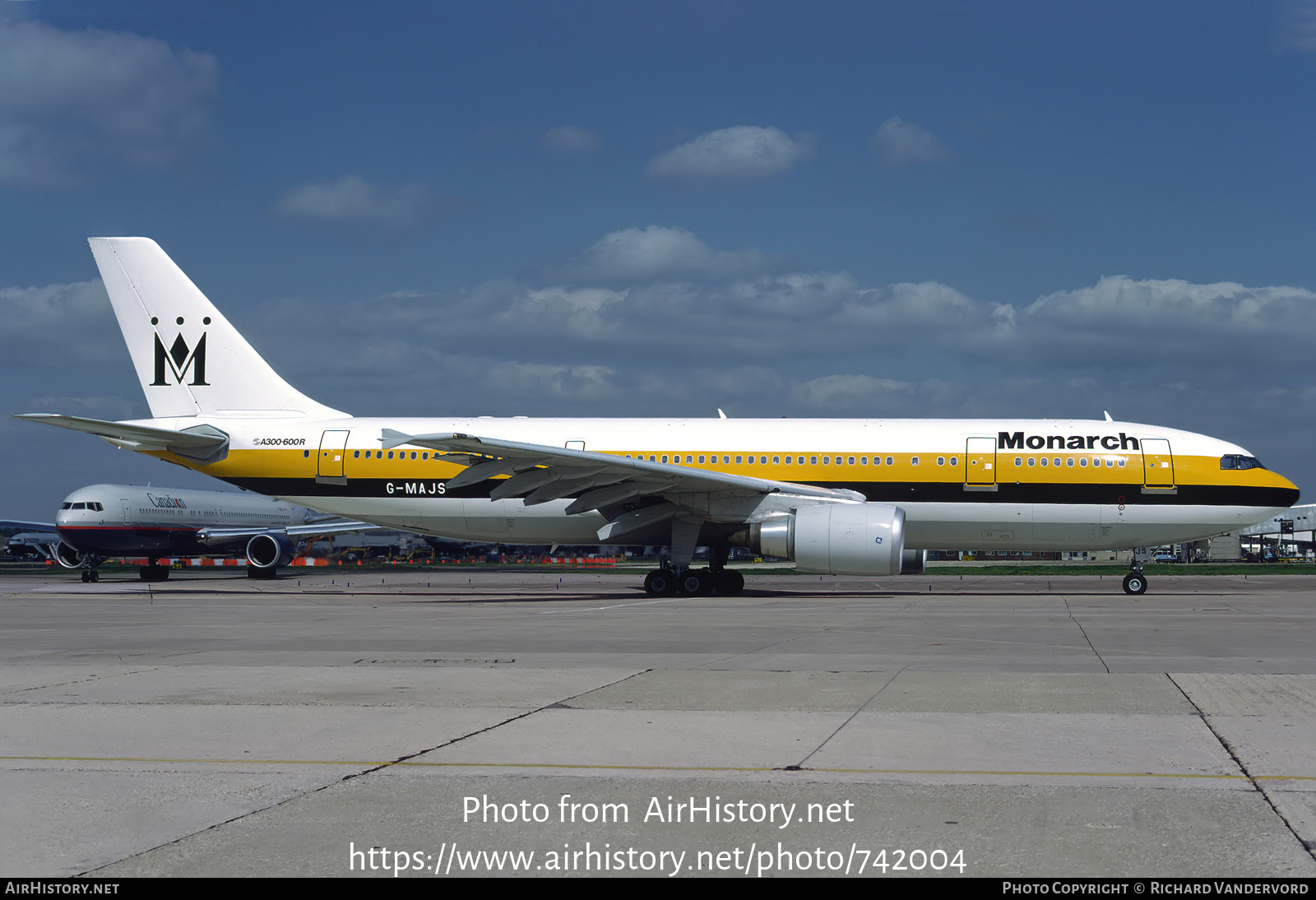 Aircraft Photo of G-MAJS | Airbus A300B4-605R | Monarch Airlines | AirHistory.net #742004