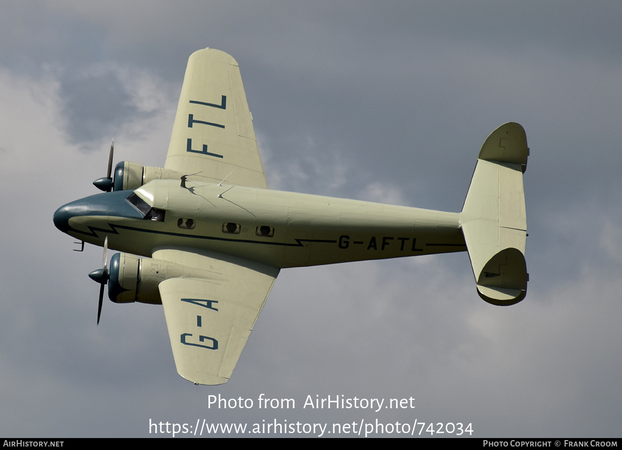 Aircraft Photo of G-AFTL | Lockheed 12-A Electra Junior | AirHistory.net #742034