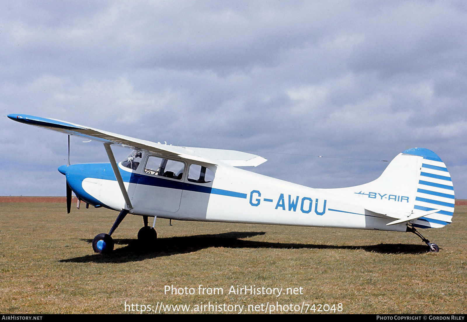 Aircraft Photo of G-AWOU | Cessna 170B | By-Air | AirHistory.net #742048