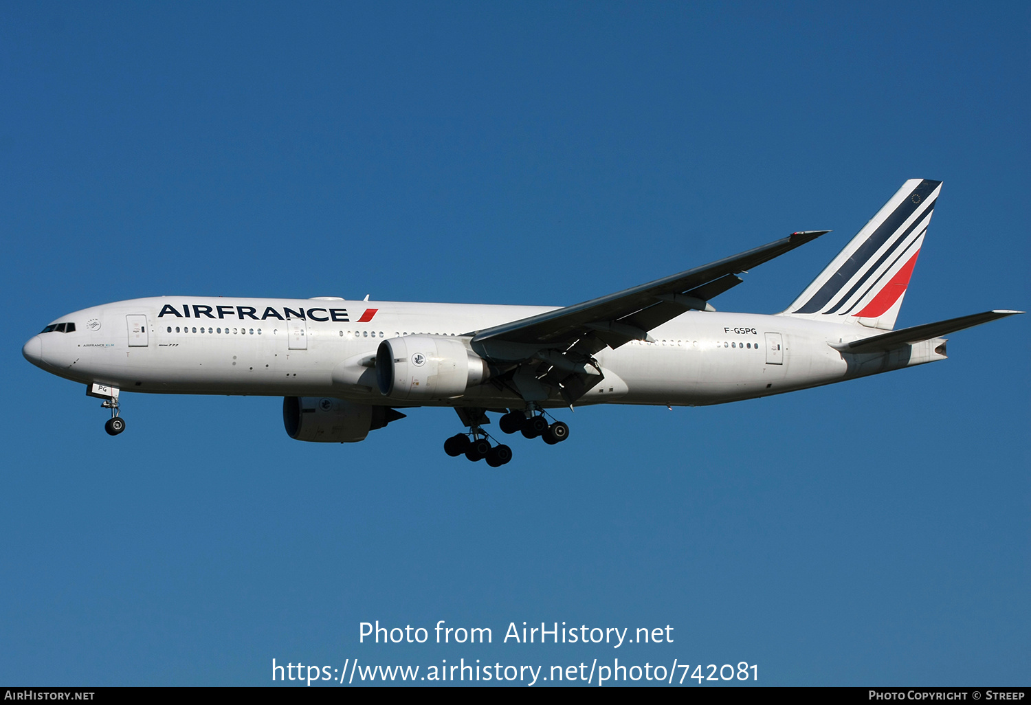 Aircraft Photo of F-GSPG | Boeing 777-228/ER | Air France | AirHistory.net #742081