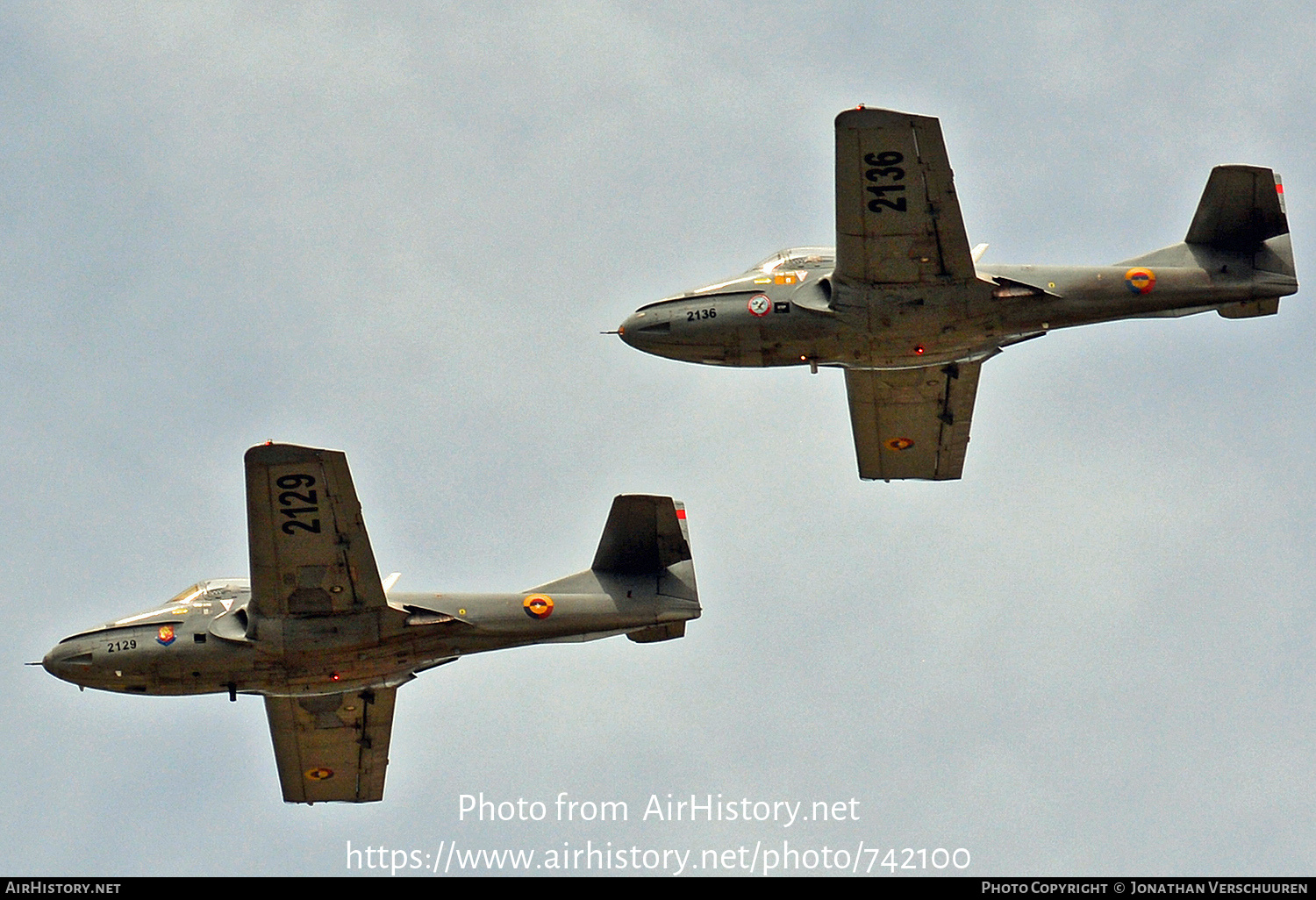 Aircraft Photo of FAC2129 | Cessna T-37B Tweety Bird | Colombia - Air Force | AirHistory.net #742100