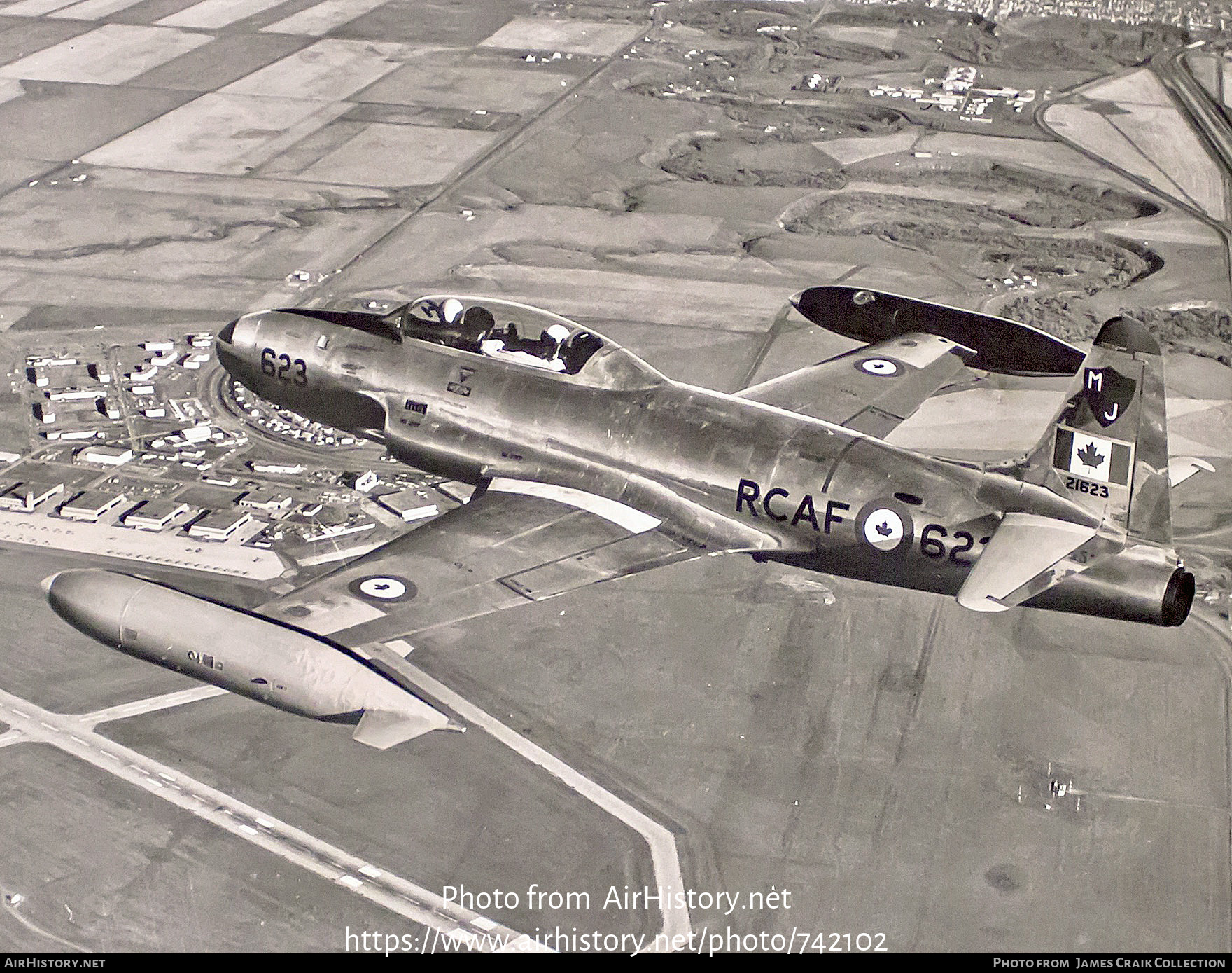 Aircraft Photo of 21623 | Canadair T-33AN Silver Star 3 | Canada - Air Force | AirHistory.net #742102