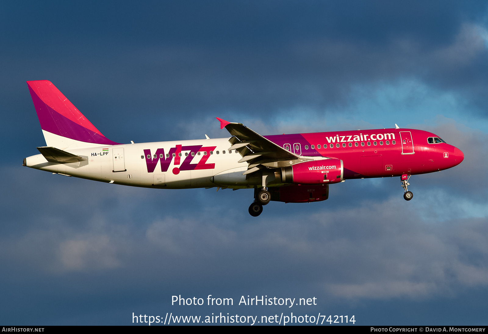 Aircraft Photo of HA-LPF | Airbus A320-233 | Wizz Air | AirHistory.net #742114