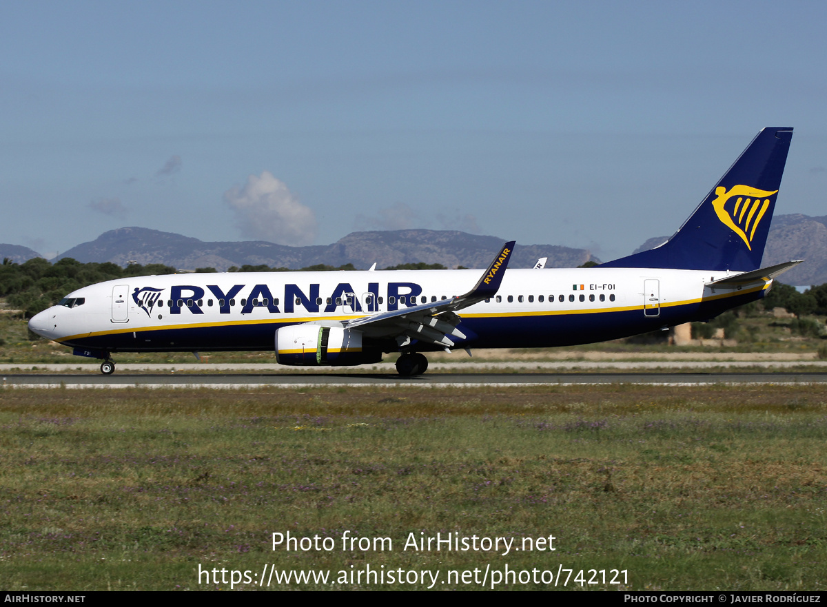 Aircraft Photo of EI-FOI | Boeing 737-8AS | Ryanair | AirHistory.net #742121