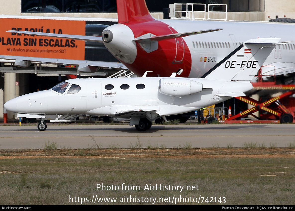 Aircraft Photo of OE-FOE | Cessna 510 Citation Mustang | GlobeAir | AirHistory.net #742143