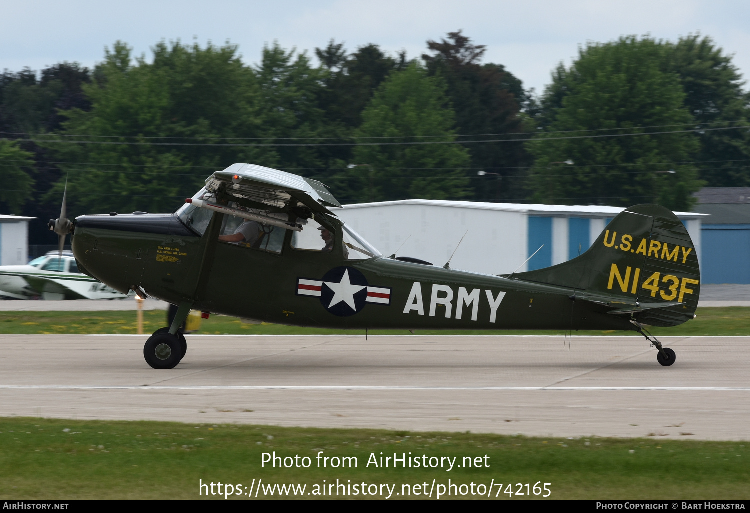 Aircraft Photo of N143F | Cessna 305A | USA - Army | AirHistory.net #742165