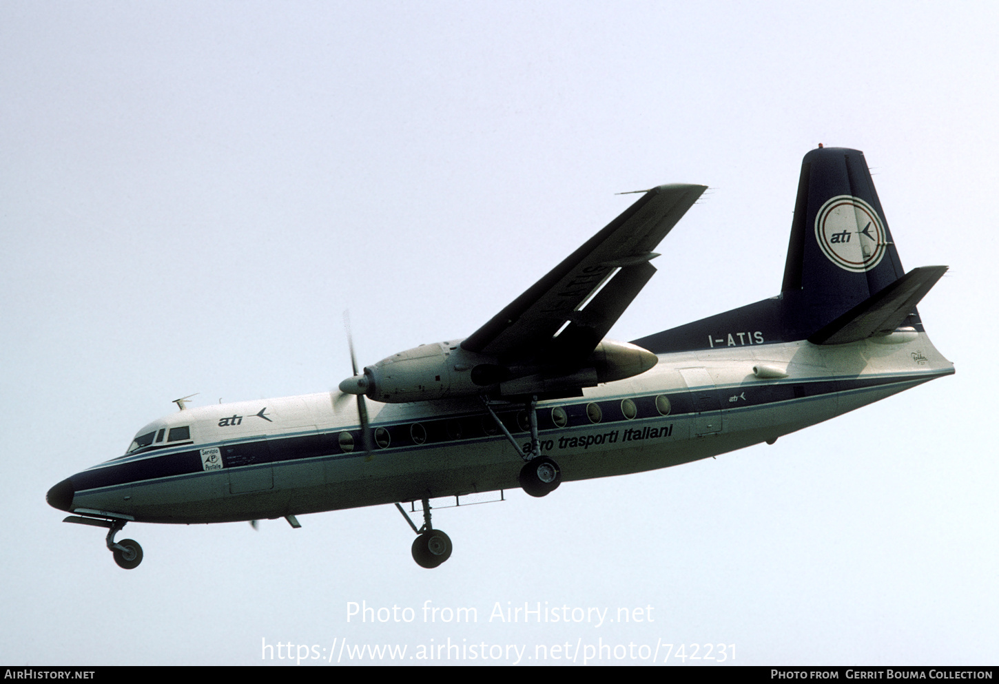 Aircraft Photo of I-ATIS | Fokker F27-200 Friendship | ATI - Aero Trasporti Italiani | AirHistory.net #742231