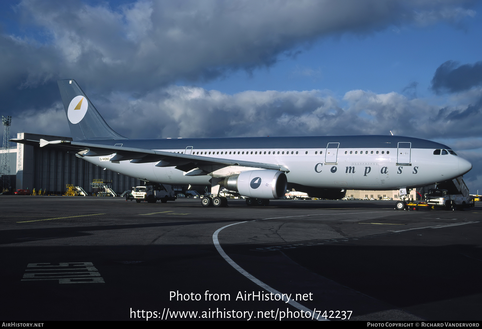 Aircraft Photo of G-MONS | Airbus A300B4-605R | Compass Airlines | AirHistory.net #742237