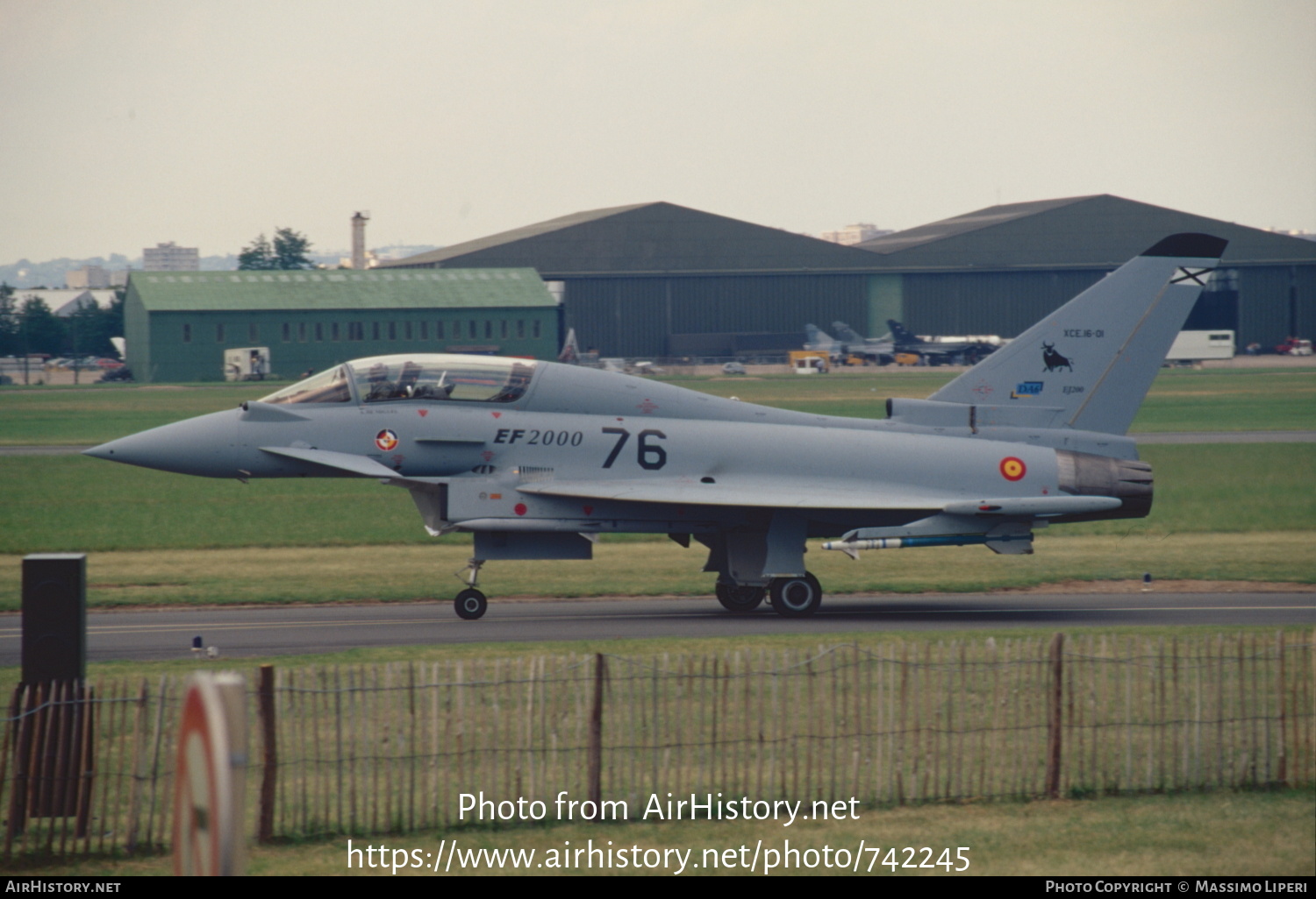 Aircraft Photo of XCE.16-01 | Eurofighter EF-2000 Typhoon T | AirHistory.net #742245