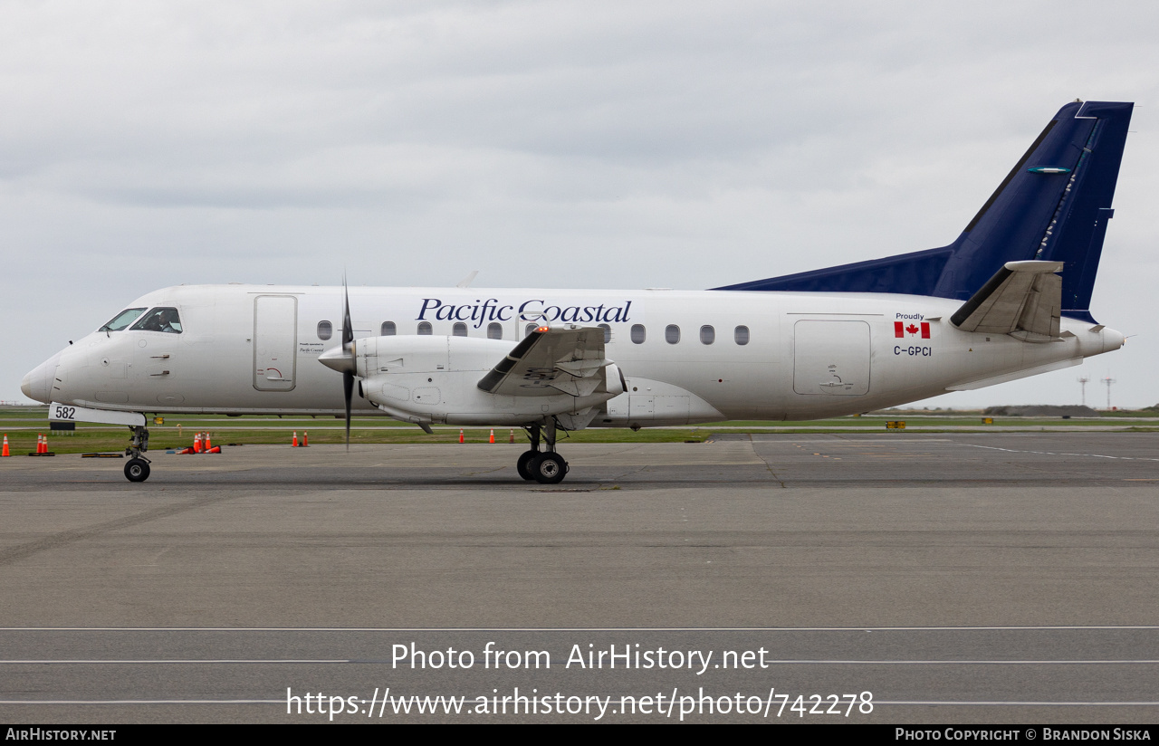 Aircraft Photo of C-GPCI | Saab 340B/Plus | Pacific Coastal Airlines | AirHistory.net #742278