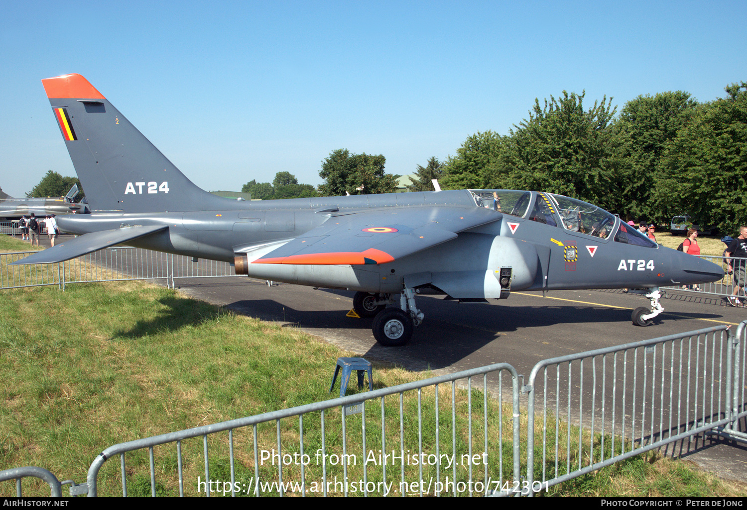 Aircraft Photo of AT24 | Dassault-Dornier Alpha Jet | Belgium - Air Force | AirHistory.net #742301