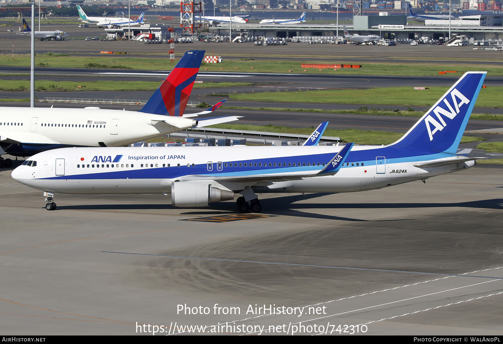 Aircraft Photo of JA624A | Boeing 767-381/ER | All Nippon Airways - ANA | AirHistory.net #742310