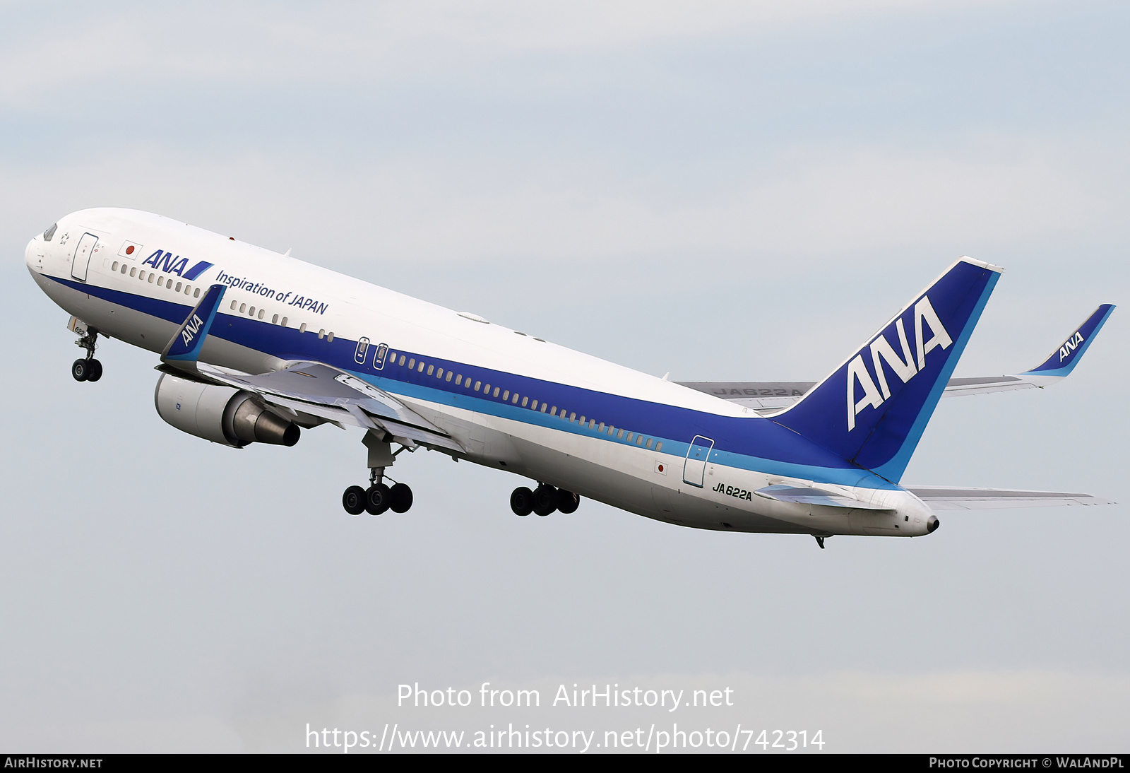 Aircraft Photo of JA622A | Boeing 767-381/ER | All Nippon Airways - ANA | AirHistory.net #742314