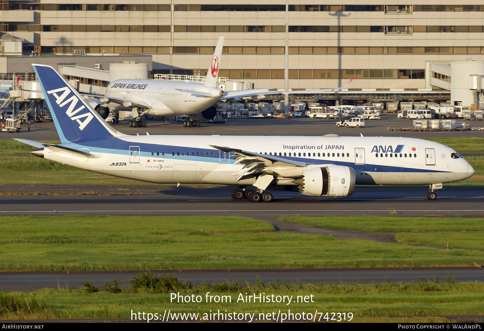 Aircraft Photo of JA832A | Boeing 787-8 Dreamliner | All Nippon Airways - ANA | AirHistory.net #742319