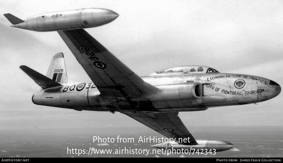 Aircraft Photo of 21326 | Canadair T-33AN Silver Star 3 | Canada - Air Force | AirHistory.net #742343