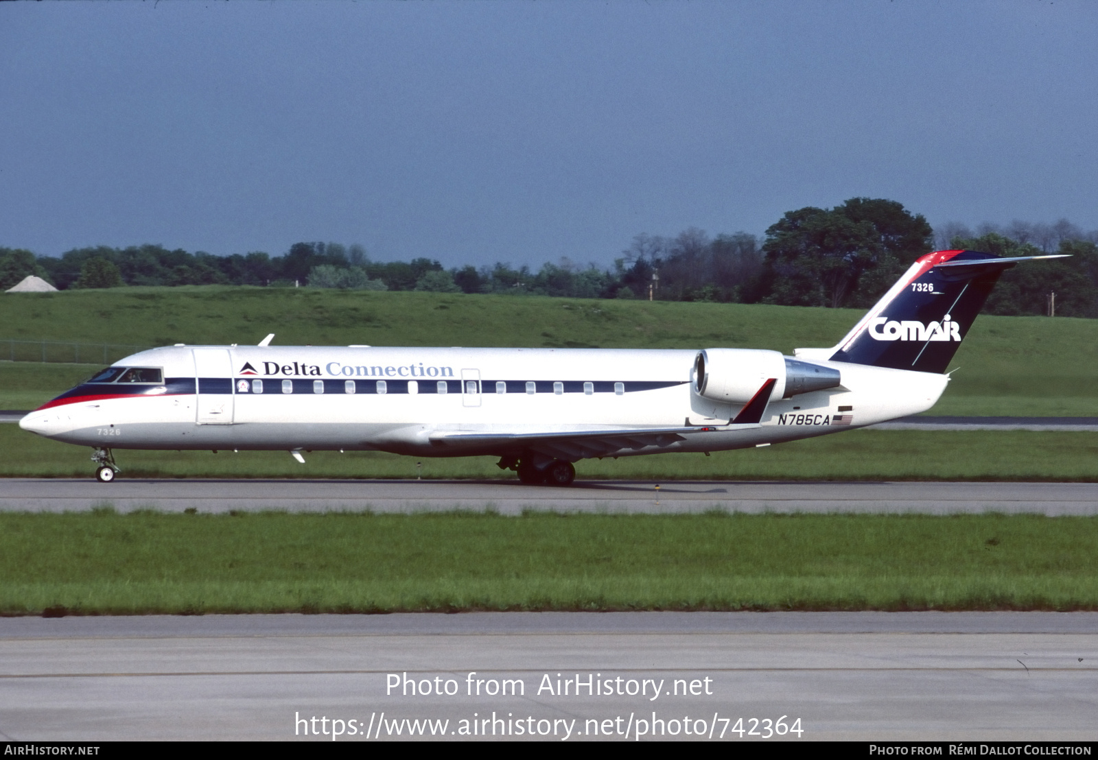 Aircraft Photo of N785CA | Bombardier CRJ-100ER (CL-600-2B19) | Delta Connection | AirHistory.net #742364