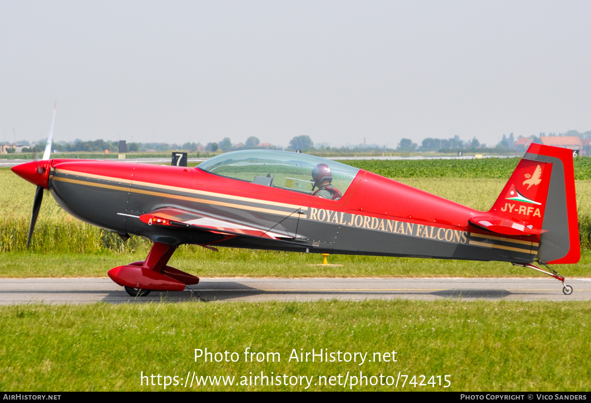 Aircraft Photo of JY-RFA | Extra EA-300L | Royal Jordanian Falcons | AirHistory.net #742415