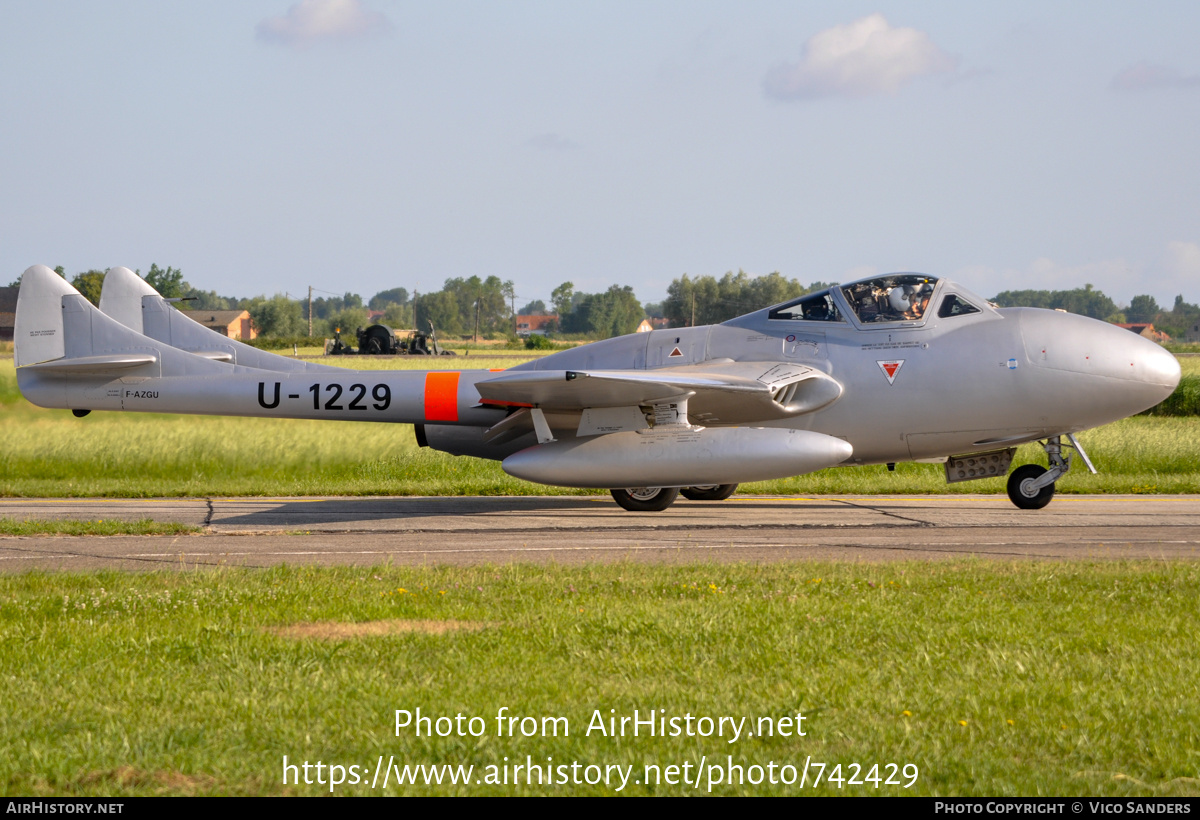 Aircraft Photo of F-AZGU / U-1229 | De Havilland D.H. 115 Vampire T55 | Switzerland - Air Force | AirHistory.net #742429