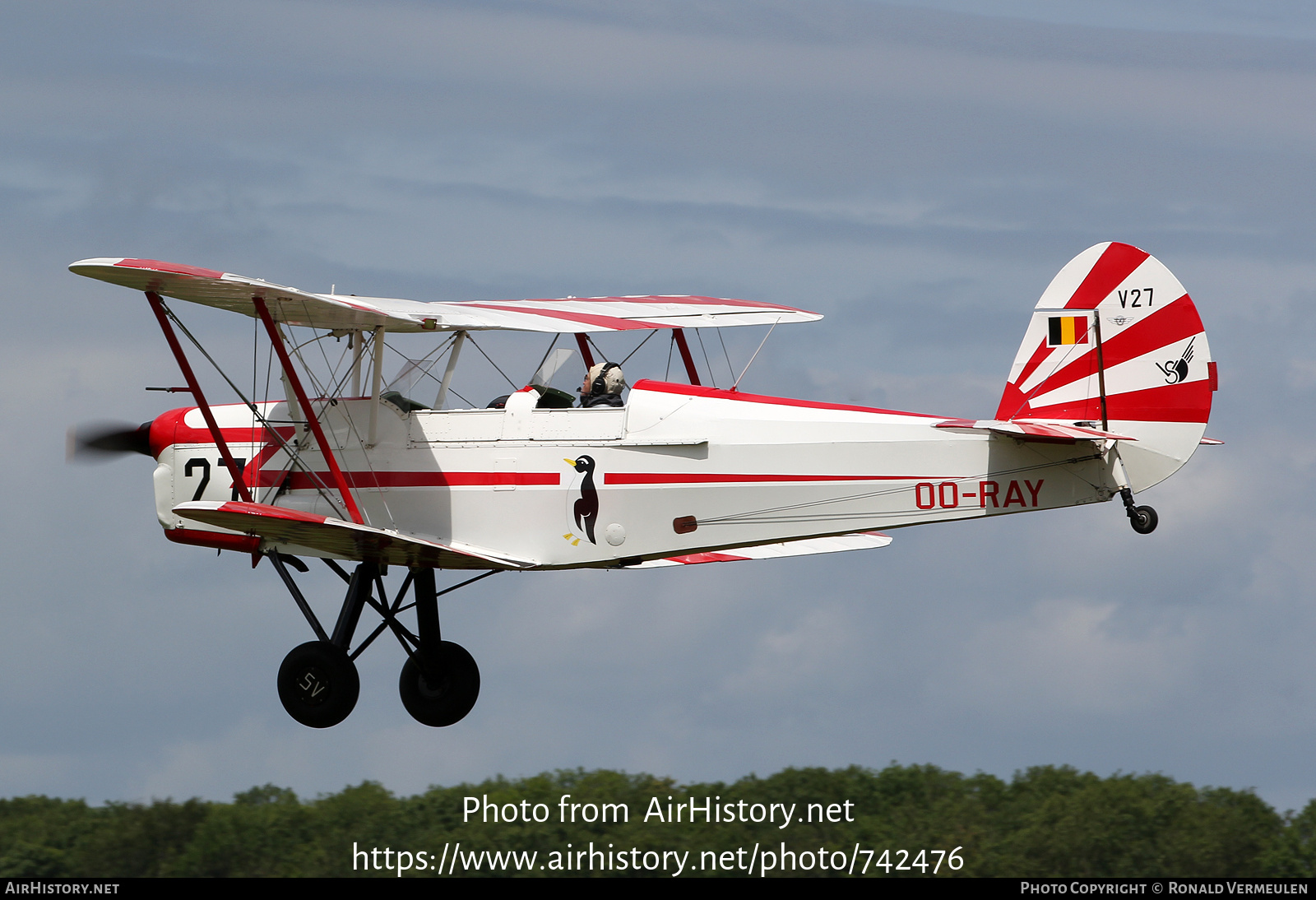 Aircraft Photo of OO-RAY / V27 | Stampe-Vertongen SV-4B | AirHistory.net #742476