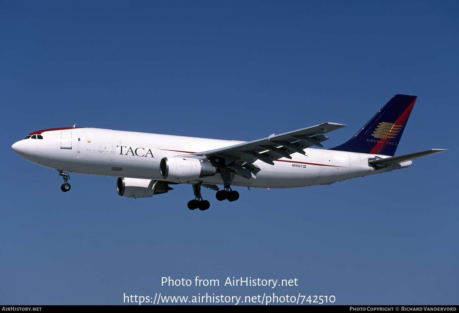 Aircraft Photo of N59107 | Airbus A300B4-203(F) | TACA - Transportes Aéreos Centro Americanos | AirHistory.net #742510