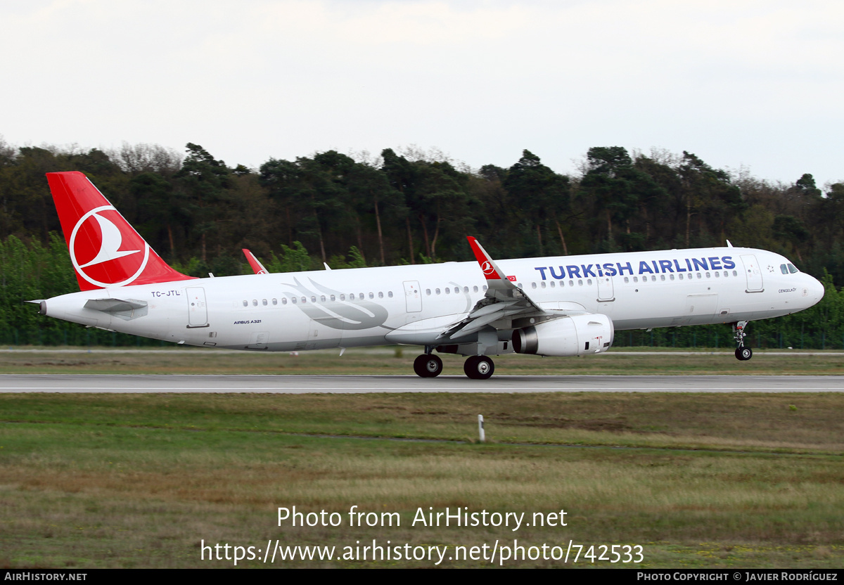 Aircraft Photo of TC-JTL | Airbus A321-231 | Turkish Airlines | AirHistory.net #742533