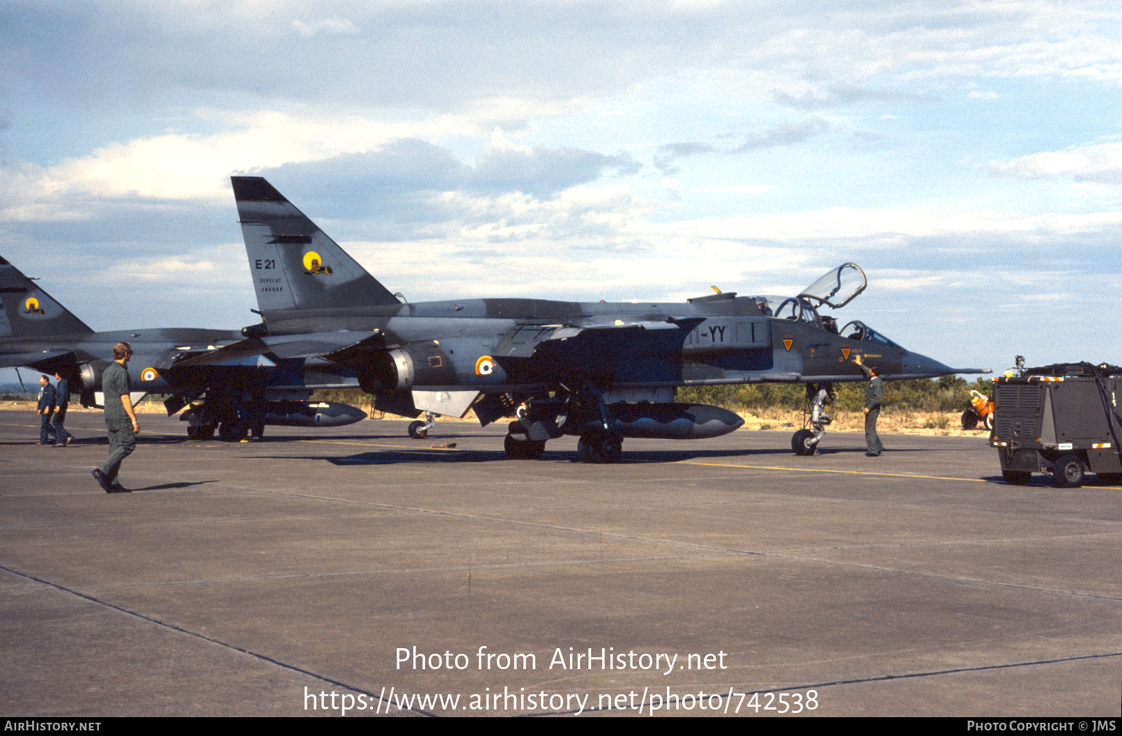 Aircraft Photo of E21 | Sepecat Jaguar E | France - Air Force | AirHistory.net #742538