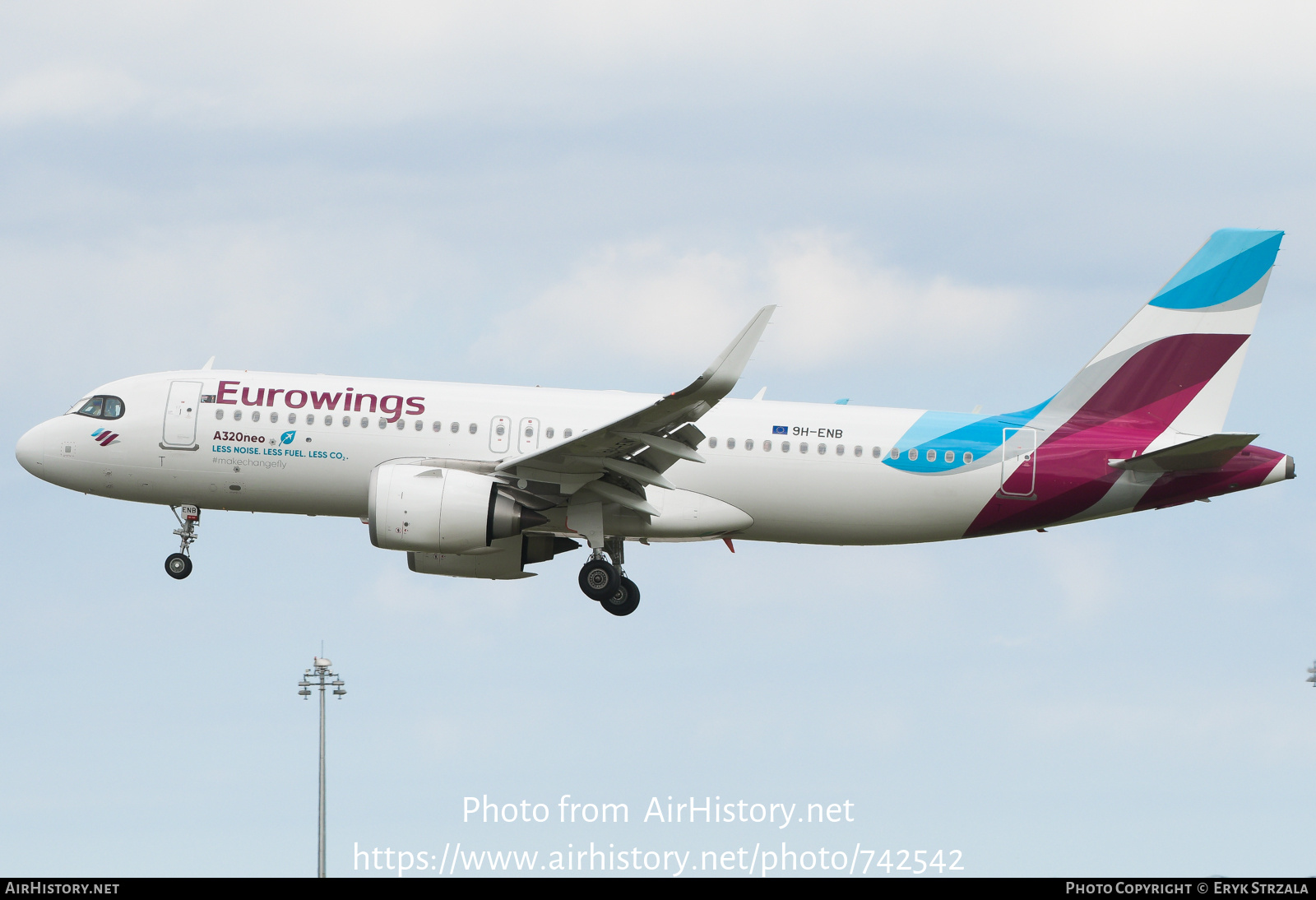 Aircraft Photo of 9H-ENB | Airbus A320-251N | Eurowings | AirHistory.net #742542