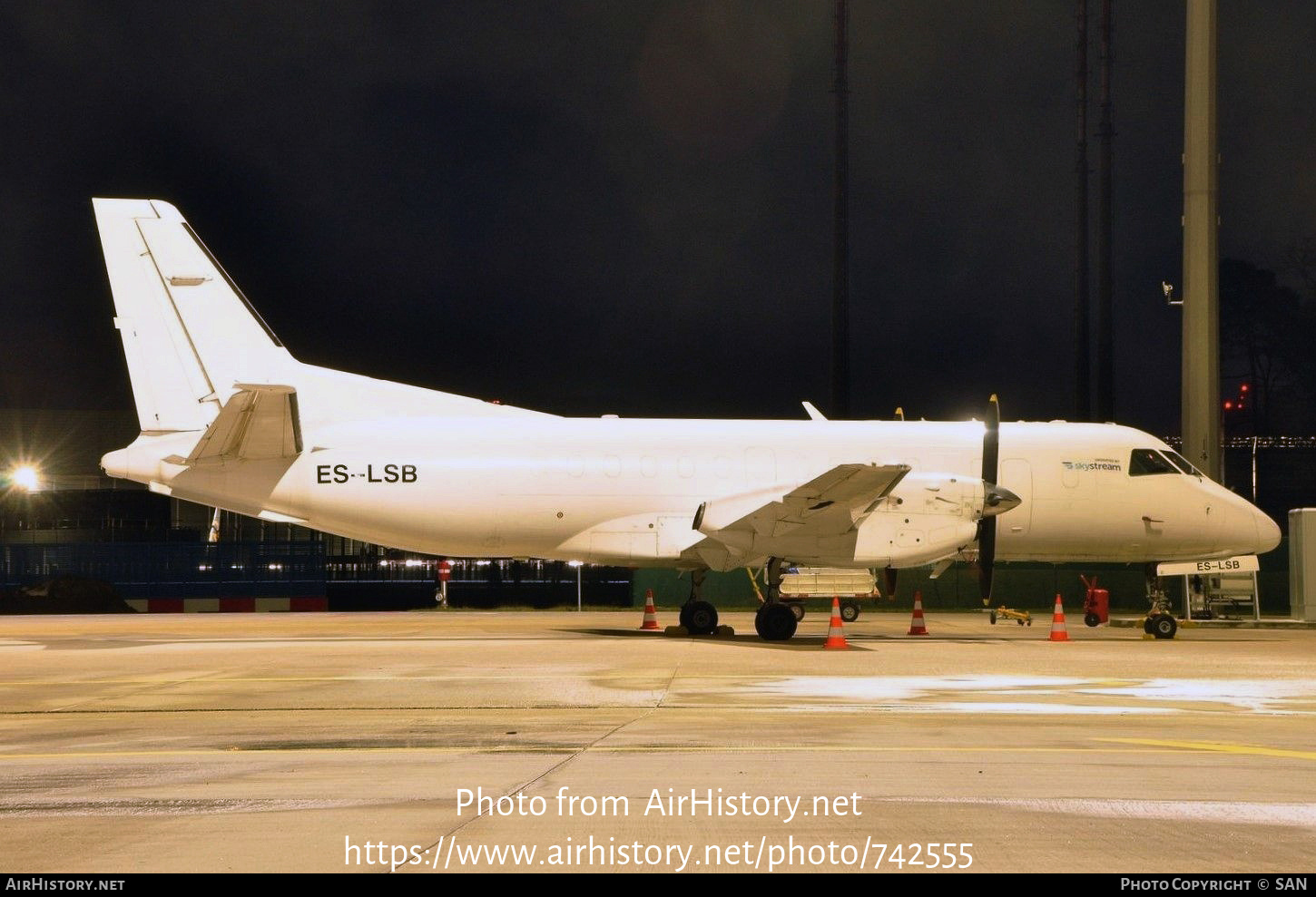 Aircraft Photo of ES-LSB | Saab-Fairchild SF-340A(F) | Skystream Airlines | AirHistory.net #742555