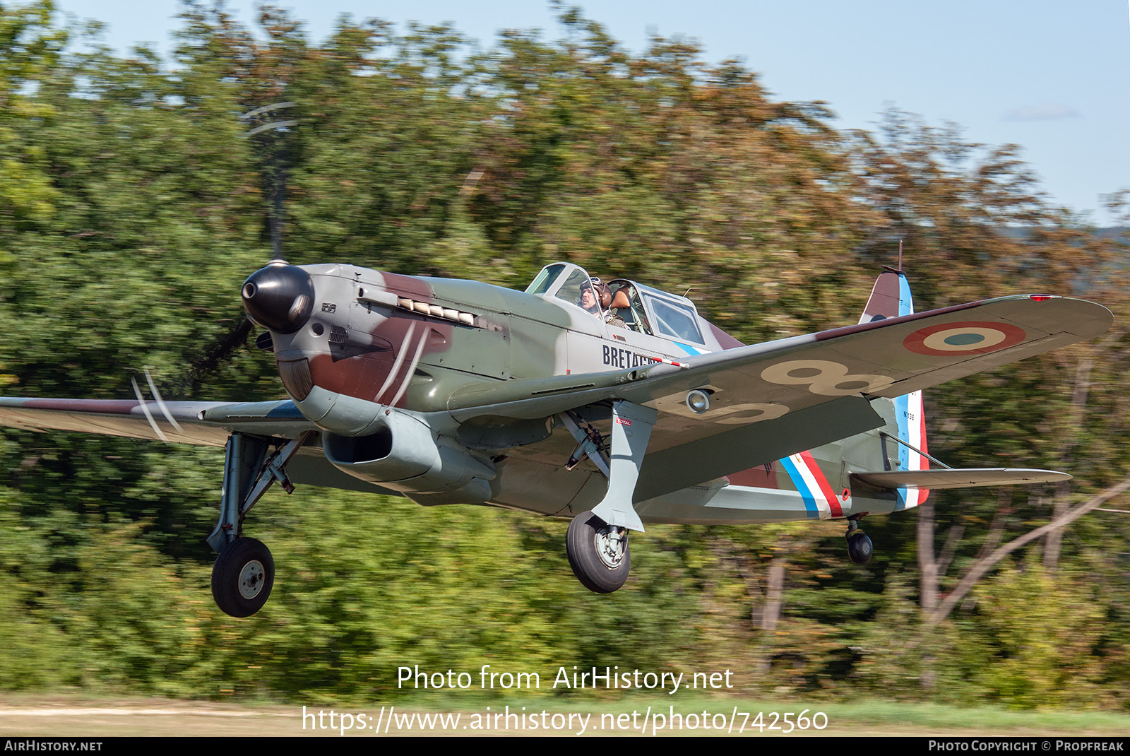 Aircraft Photo of HB-RCF / 138 | Morane-Saulnier D-3801 (MS-412) | France - Air Force | AirHistory.net #742560