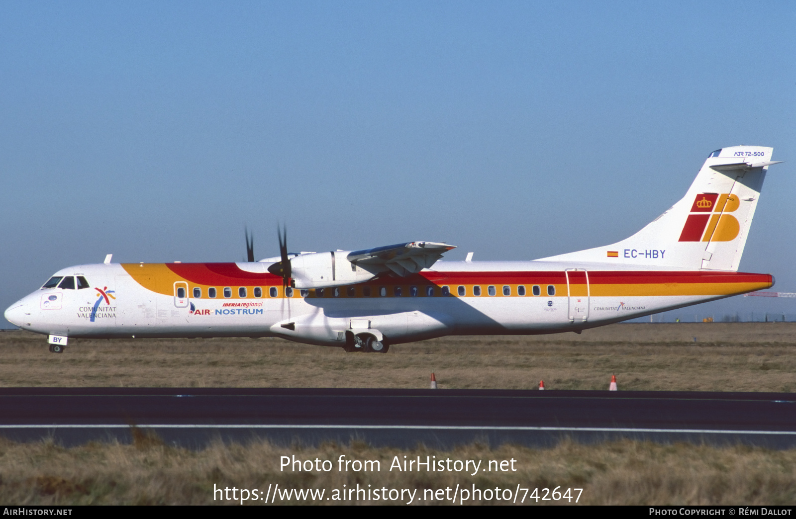 Aircraft Photo of EC-HBY | ATR ATR-72-500 (ATR-72-212A) | Iberia Regional | AirHistory.net #742647