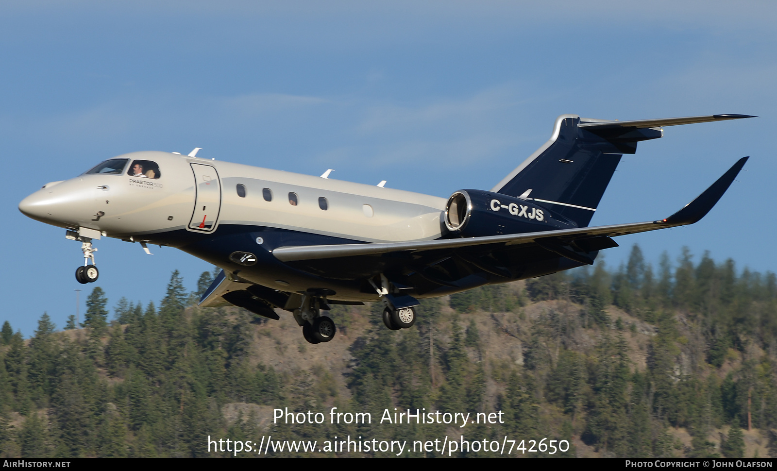 Aircraft Photo of C-GXJS | Embraer EMB-545 Praetor 500 | AirHistory.net #742650