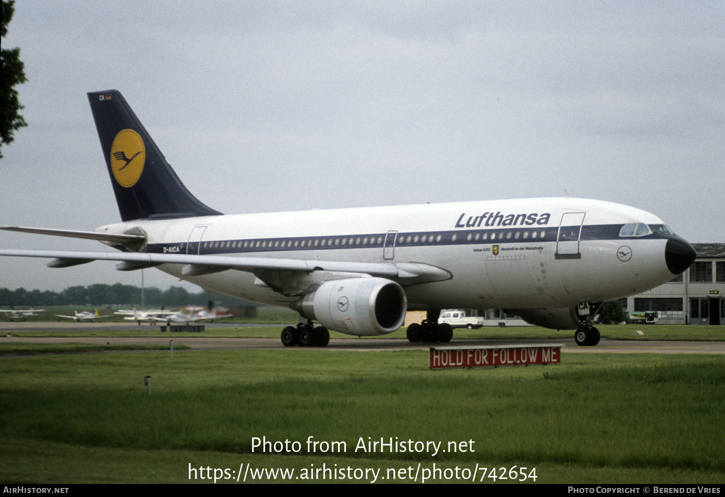 Aircraft Photo of D-AICA | Airbus A310-203 | Lufthansa | AirHistory.net #742654