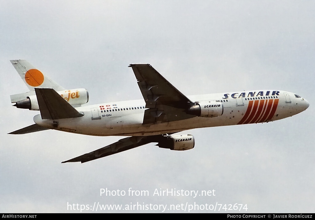 Aircraft Photo of SE-DHU | McDonnell Douglas DC-10-10 | Scanair | AirHistory.net #742674