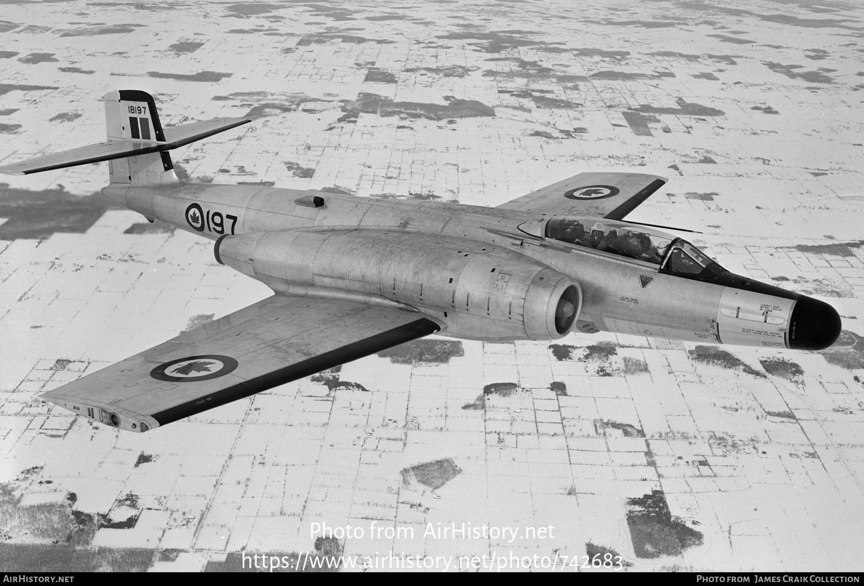 Aircraft Photo of 18197 | Avro Canada CF-100 Canuck Mk.4A | Canada - Air Force | AirHistory.net #742683