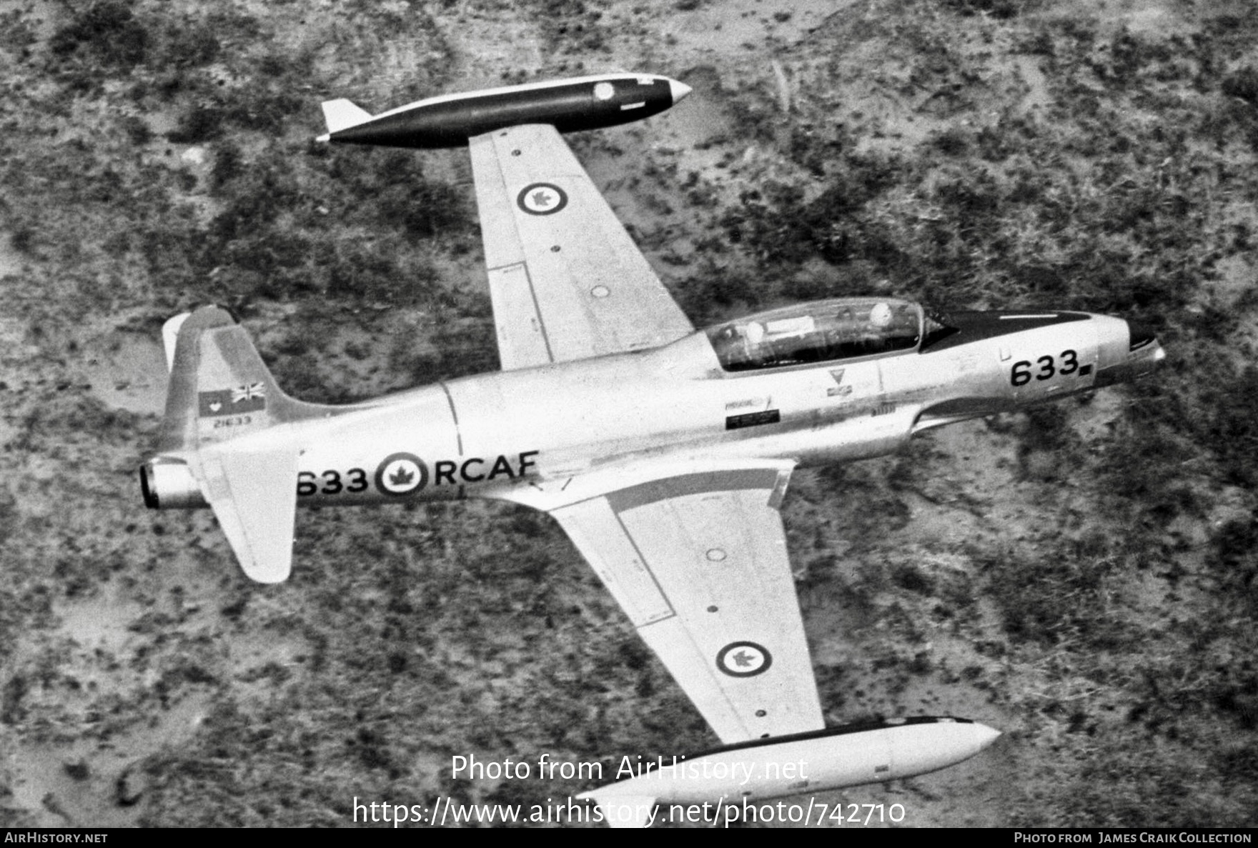 Aircraft Photo of 21633 | Canadair T-33AN Silver Star 3 | Canada - Air Force | AirHistory.net #742710