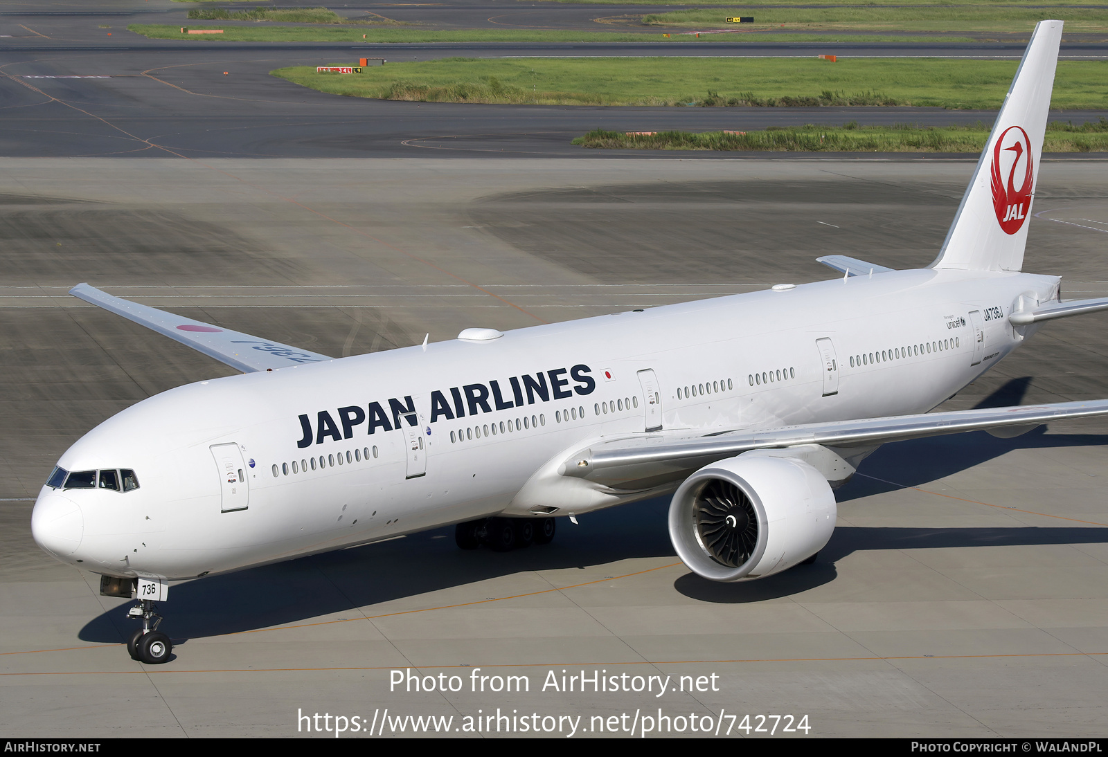 Aircraft Photo of JA736J | Boeing 777-346/ER | Japan Airlines - JAL | AirHistory.net #742724