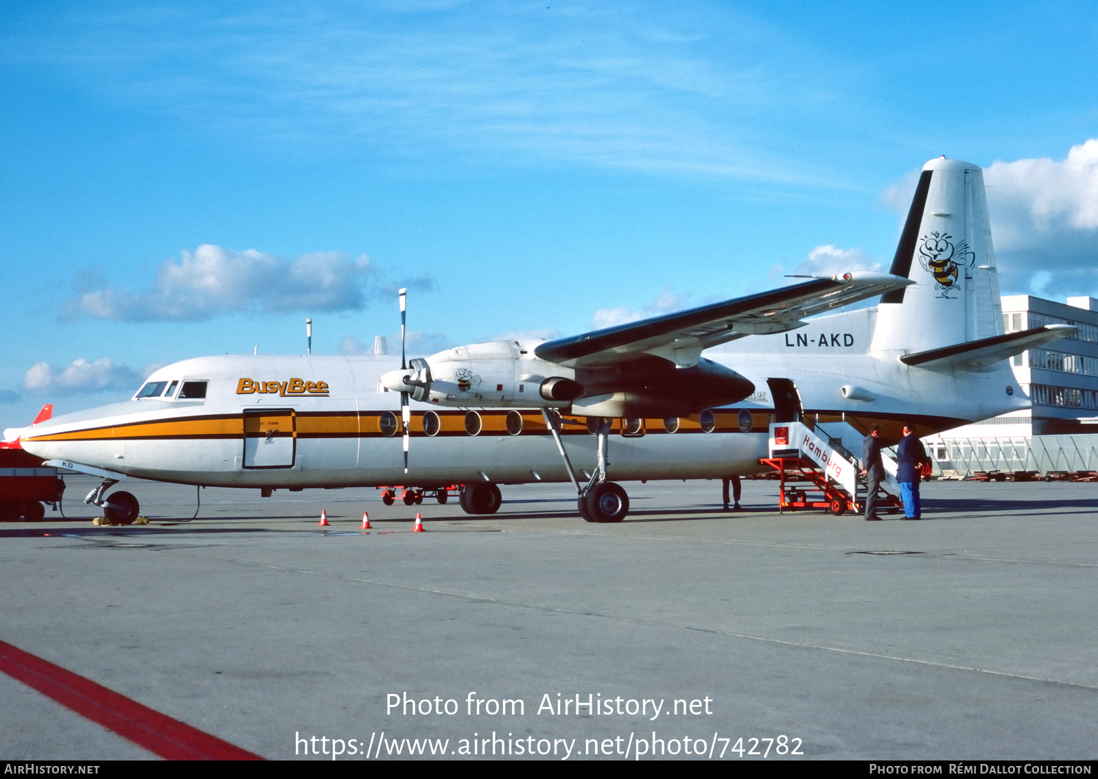 Aircraft Photo of LN-AKD | Fokker F27-200 Friendship | Busy Bee of Norway | AirHistory.net #742782