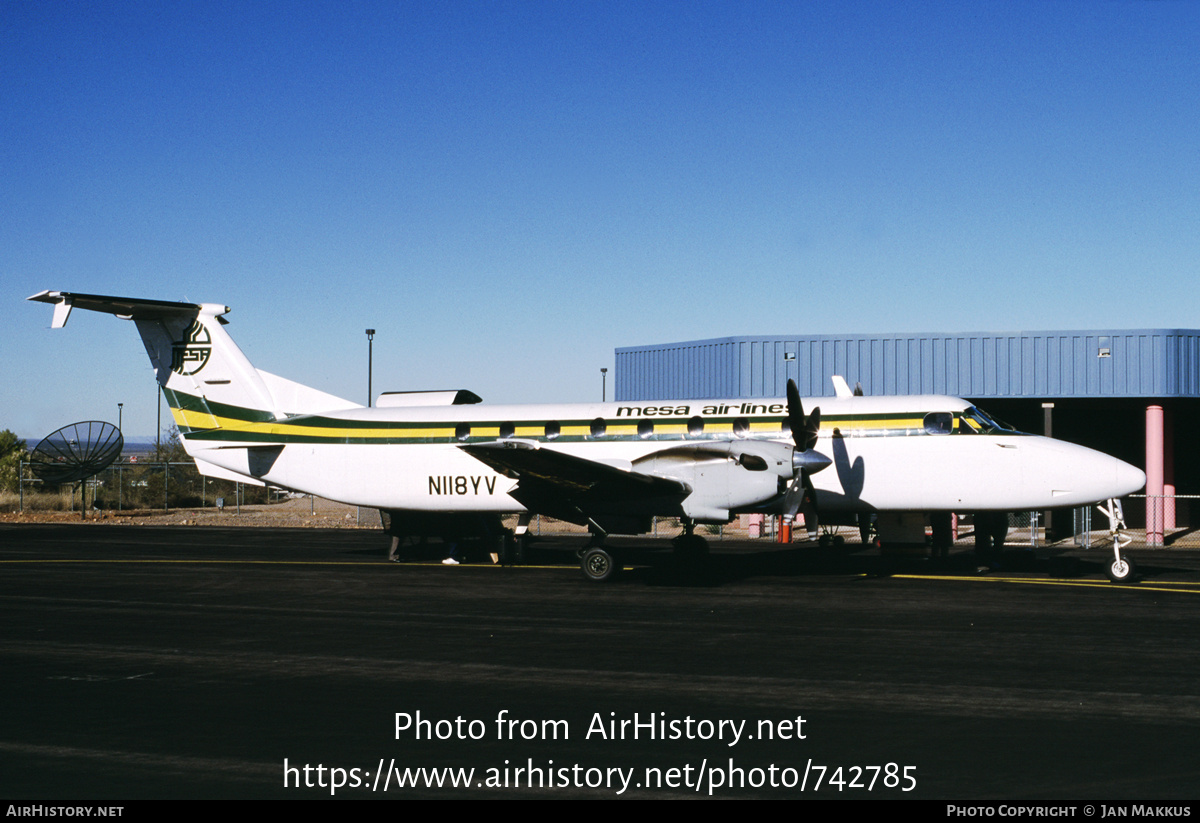 Aircraft Photo of N118YV | Beech 1900C-1 | Mesa Airlines | AirHistory.net #742785