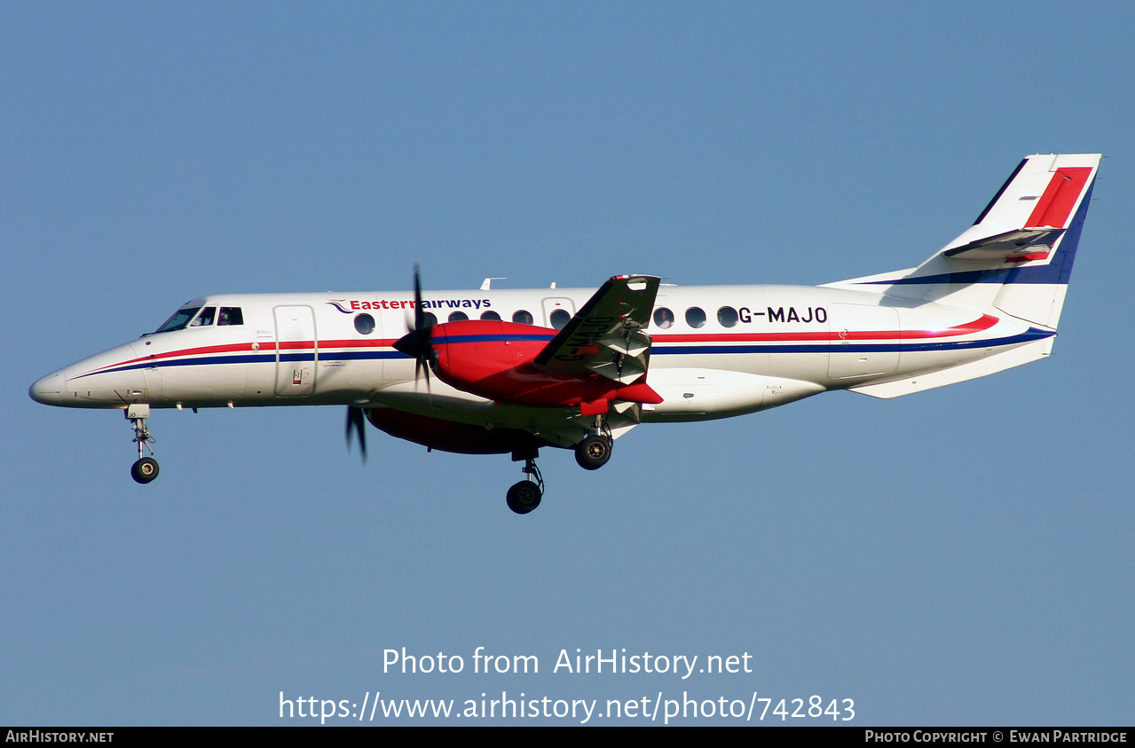 Aircraft Photo of G-MAJO | British Aerospace Jetstream 41 | Eastern Airways | AirHistory.net #742843