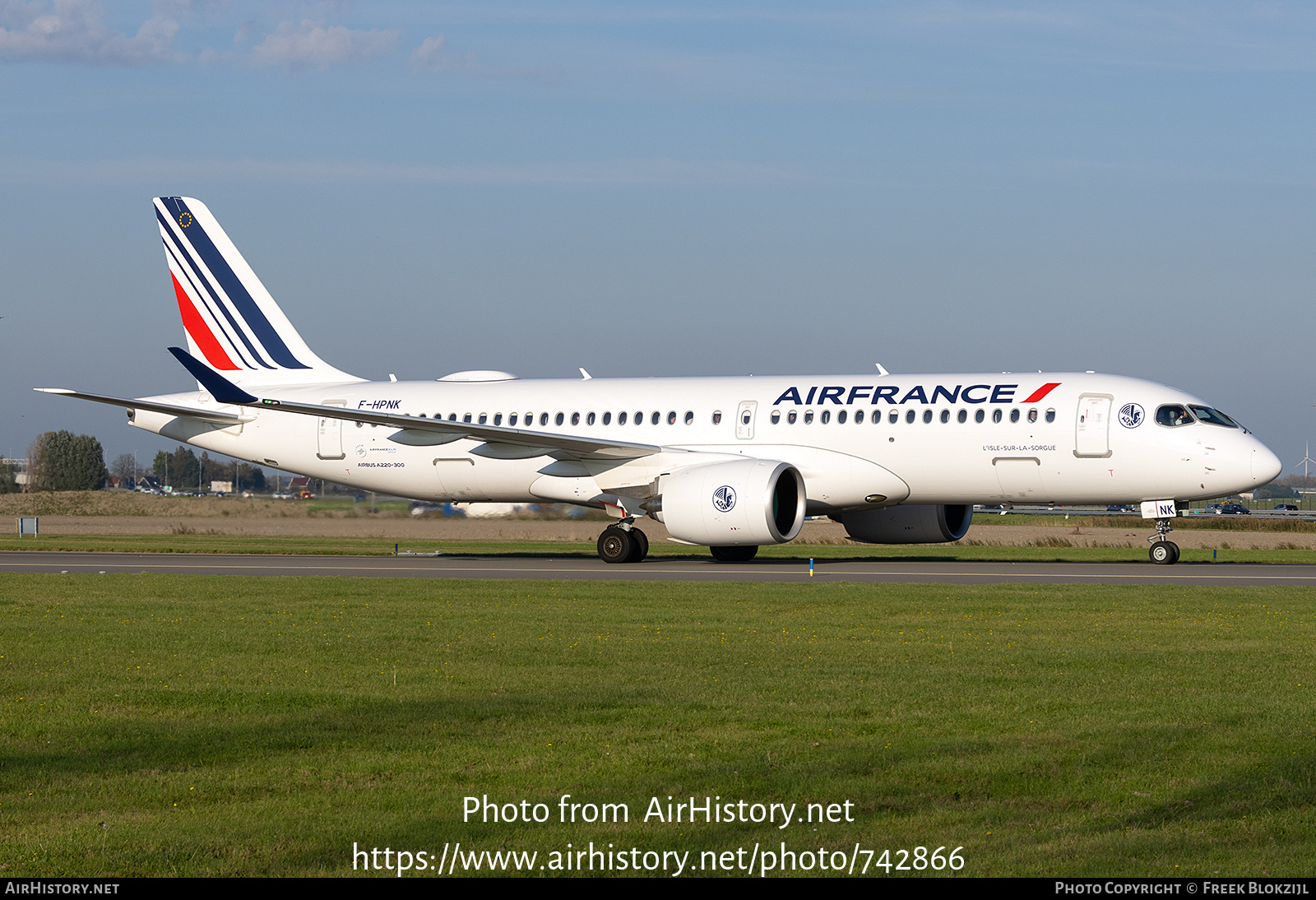 Aircraft Photo of F-HPNK | Airbus A220-371 (BD-500-1A11) | Air France | AirHistory.net #742866