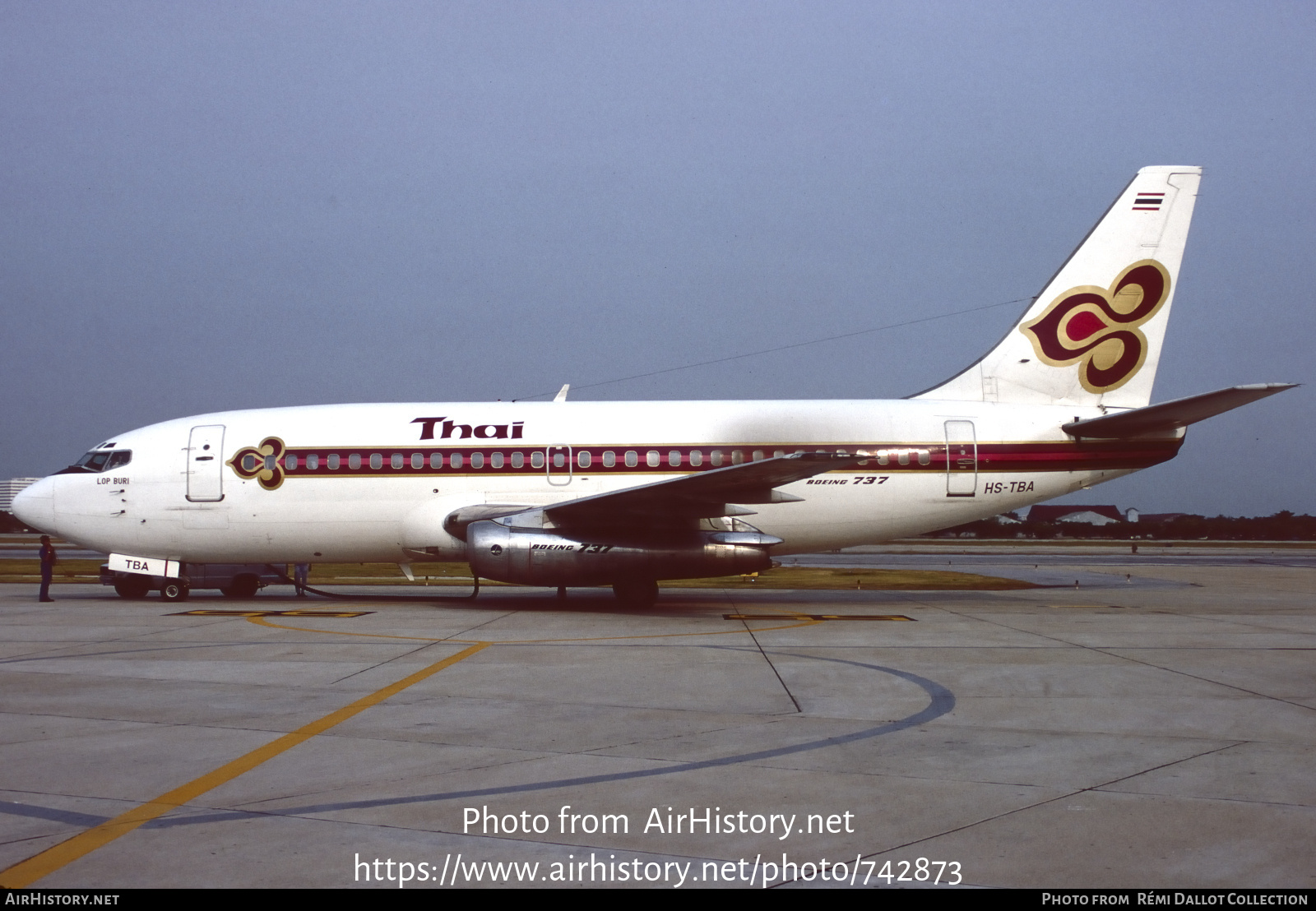 Aircraft Photo of HS-TBA | Boeing 737-2P5/Adv | Thai Airways International | AirHistory.net #742873