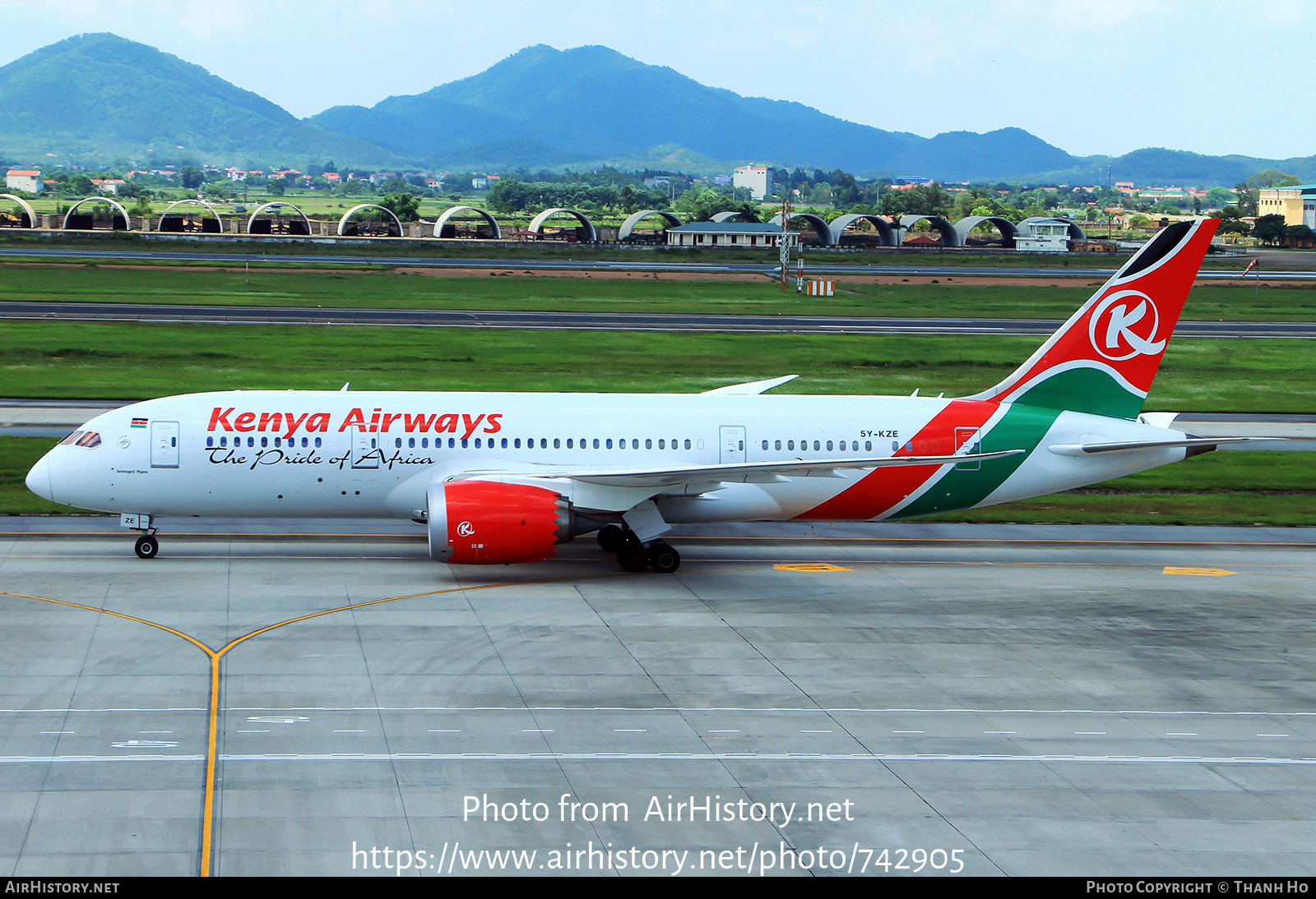 Aircraft Photo of 5Y-KZE | Boeing 787-8 Dreamliner | Kenya Airways | AirHistory.net #742905