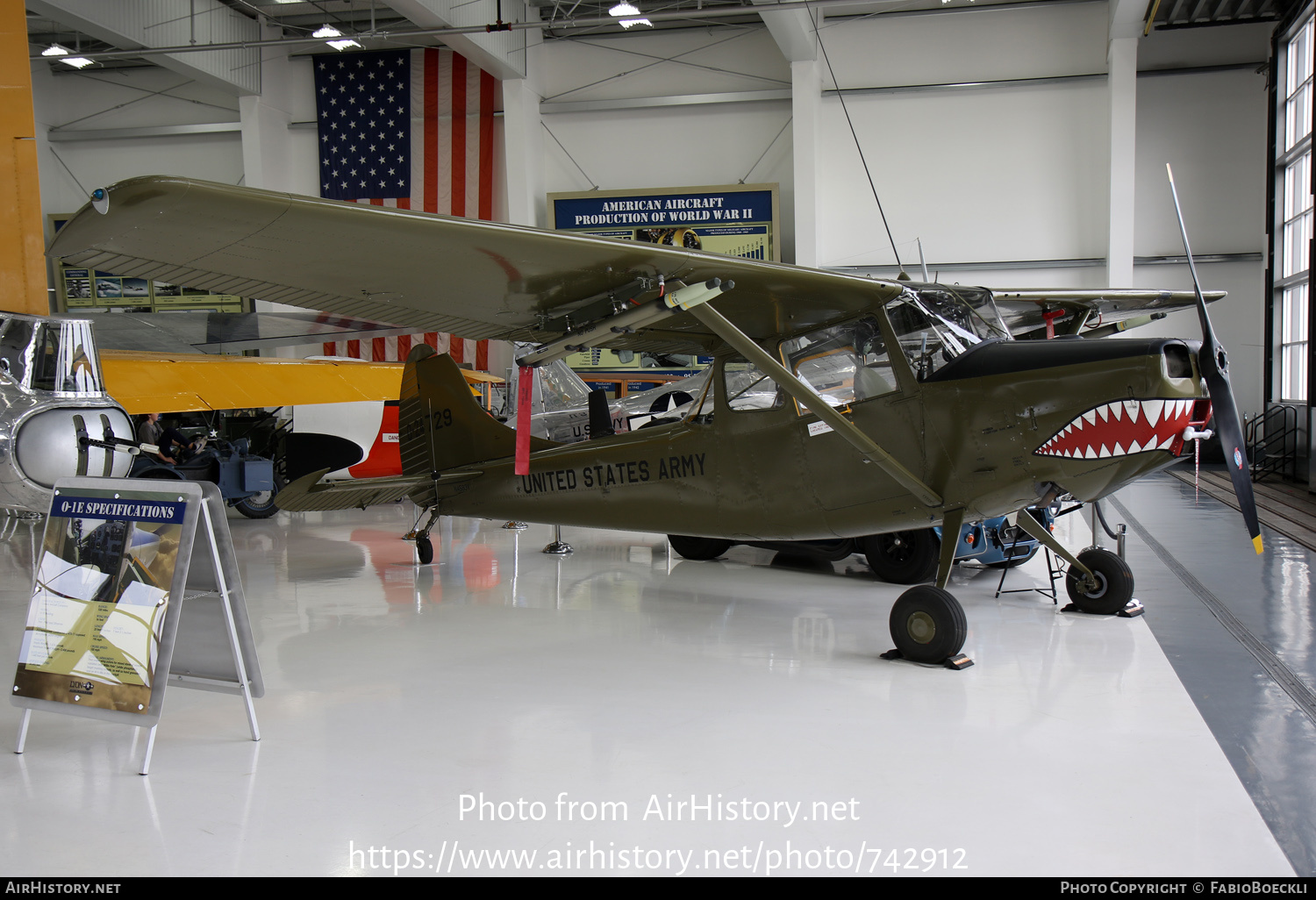 Aircraft Photo of N4583V / 0-24729 | Cessna O-1E Bird Dog | USA - Army | AirHistory.net #742912