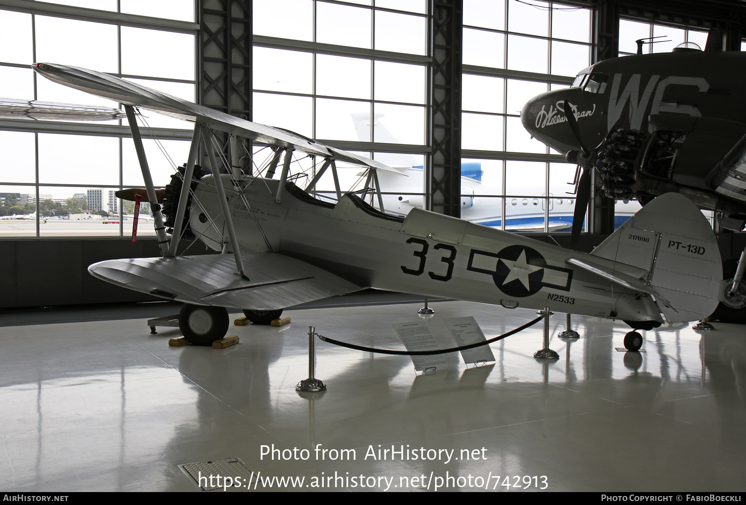 Aircraft Photo of N2533 / 217698 | Boeing E75 Kaydet | USA - Army | AirHistory.net #742913