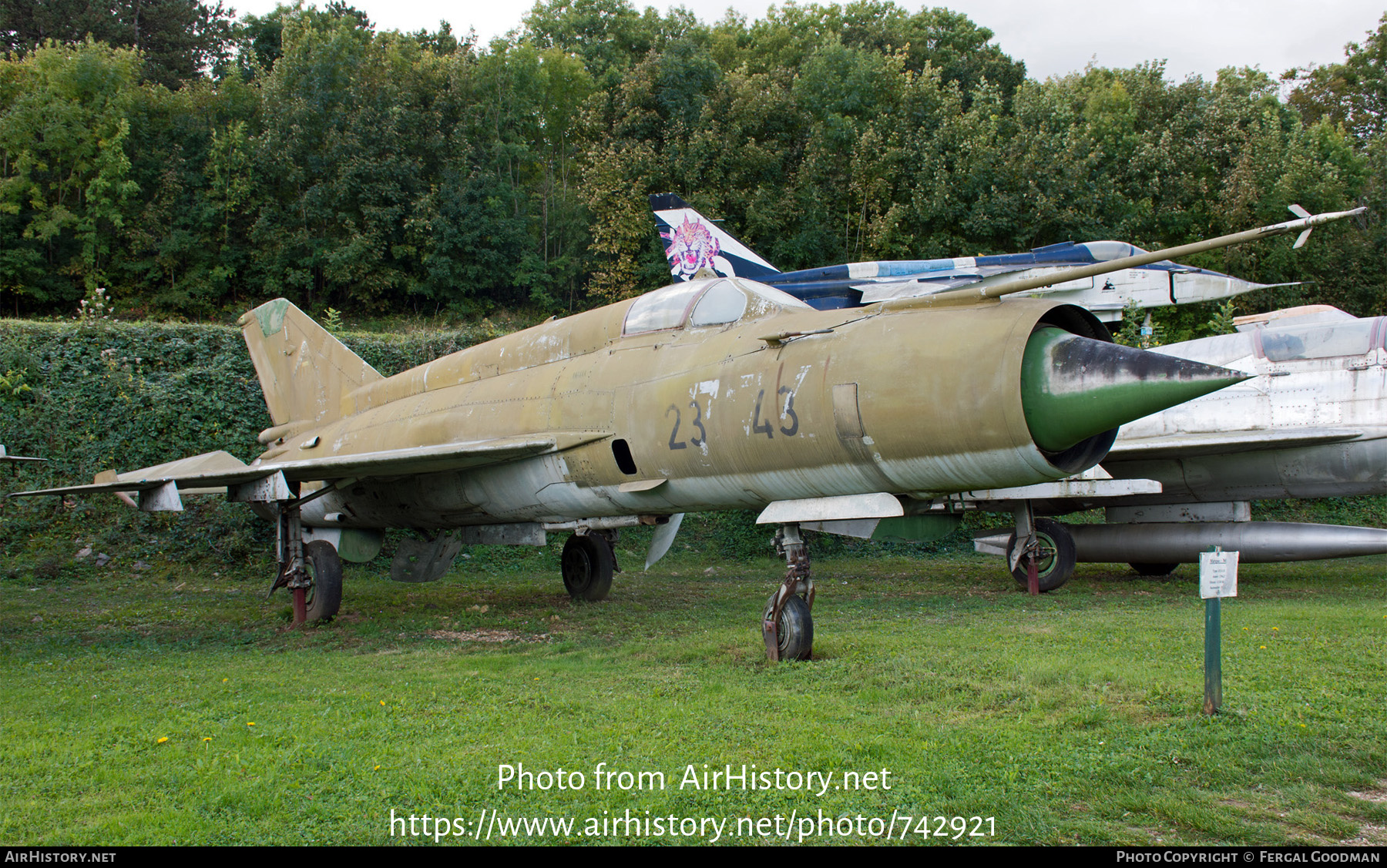 Aircraft Photo of 2343 | Mikoyan-Gurevich MiG-21MF | Germany - Air Force | AirHistory.net #742921